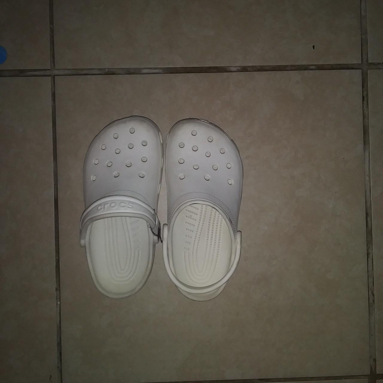 Crocs White Slides