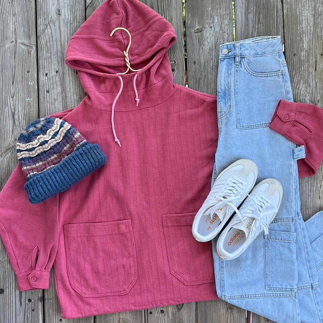 project gap vintage pink hoodie | Leather Jacketz