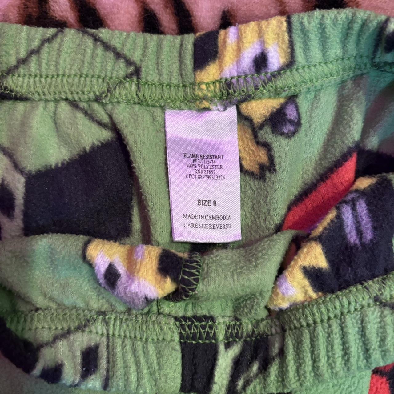 Kids Minecraft creeper pajama pants size 8 hip... Depop