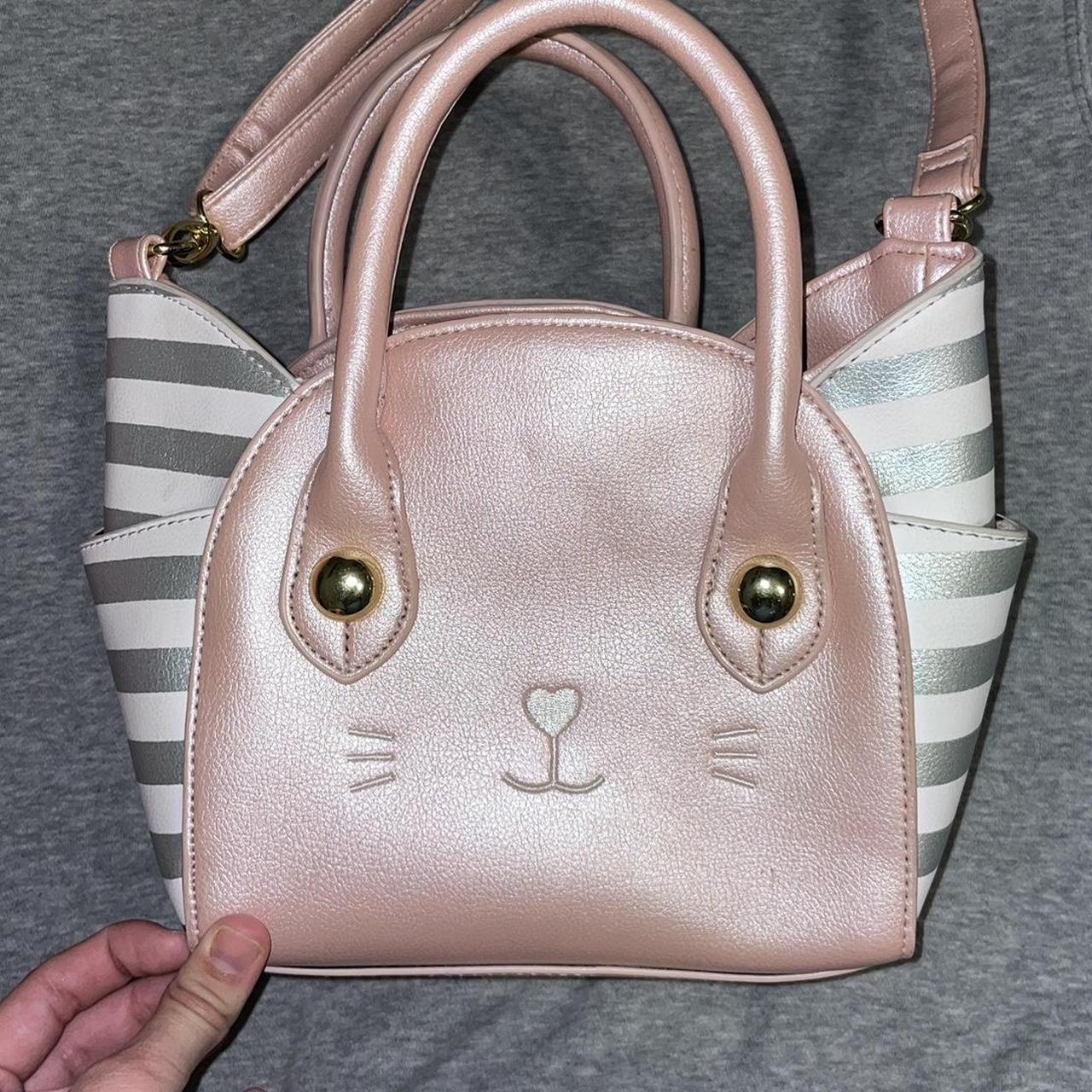 Betsey johnson store cat purse pink