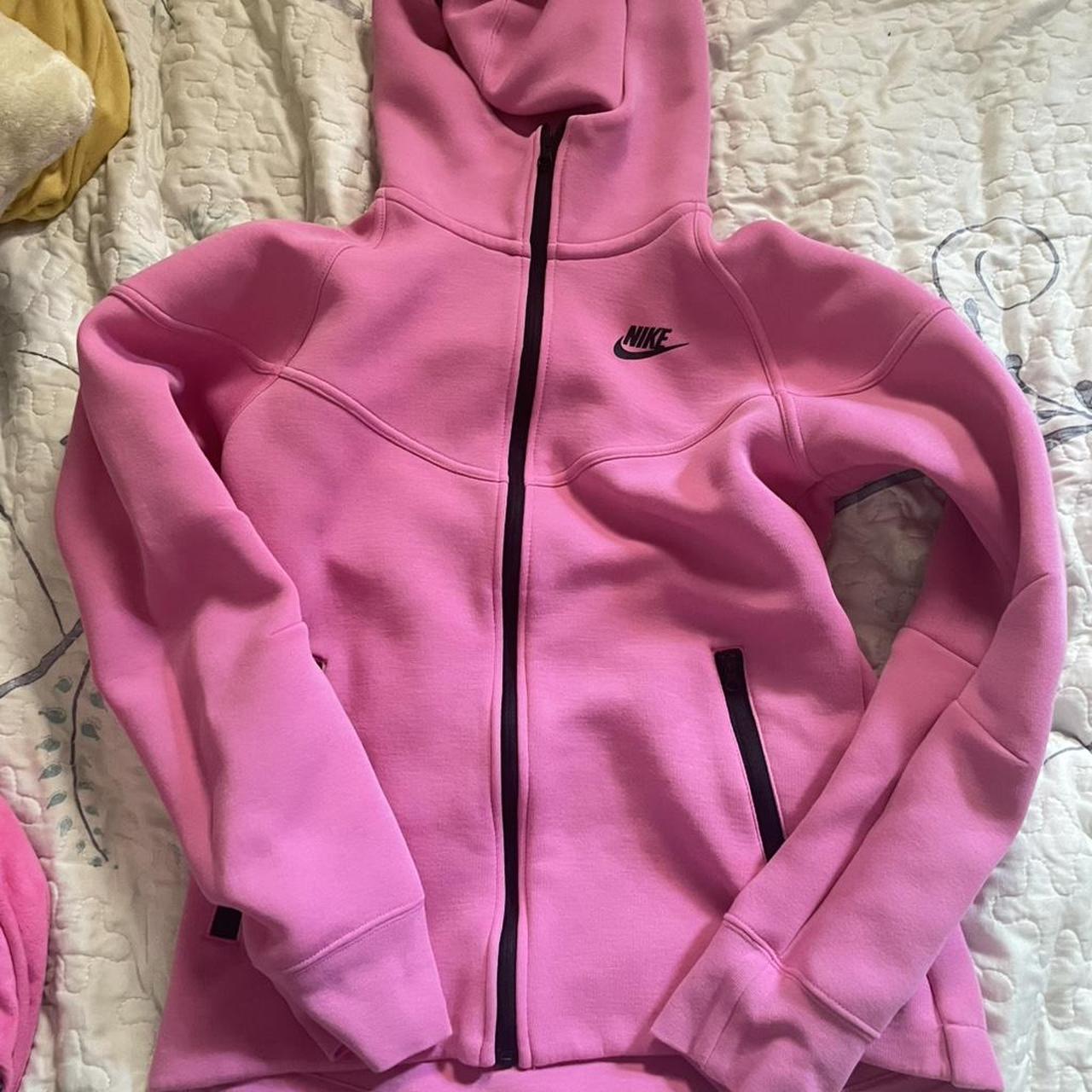hot pink tech fleece