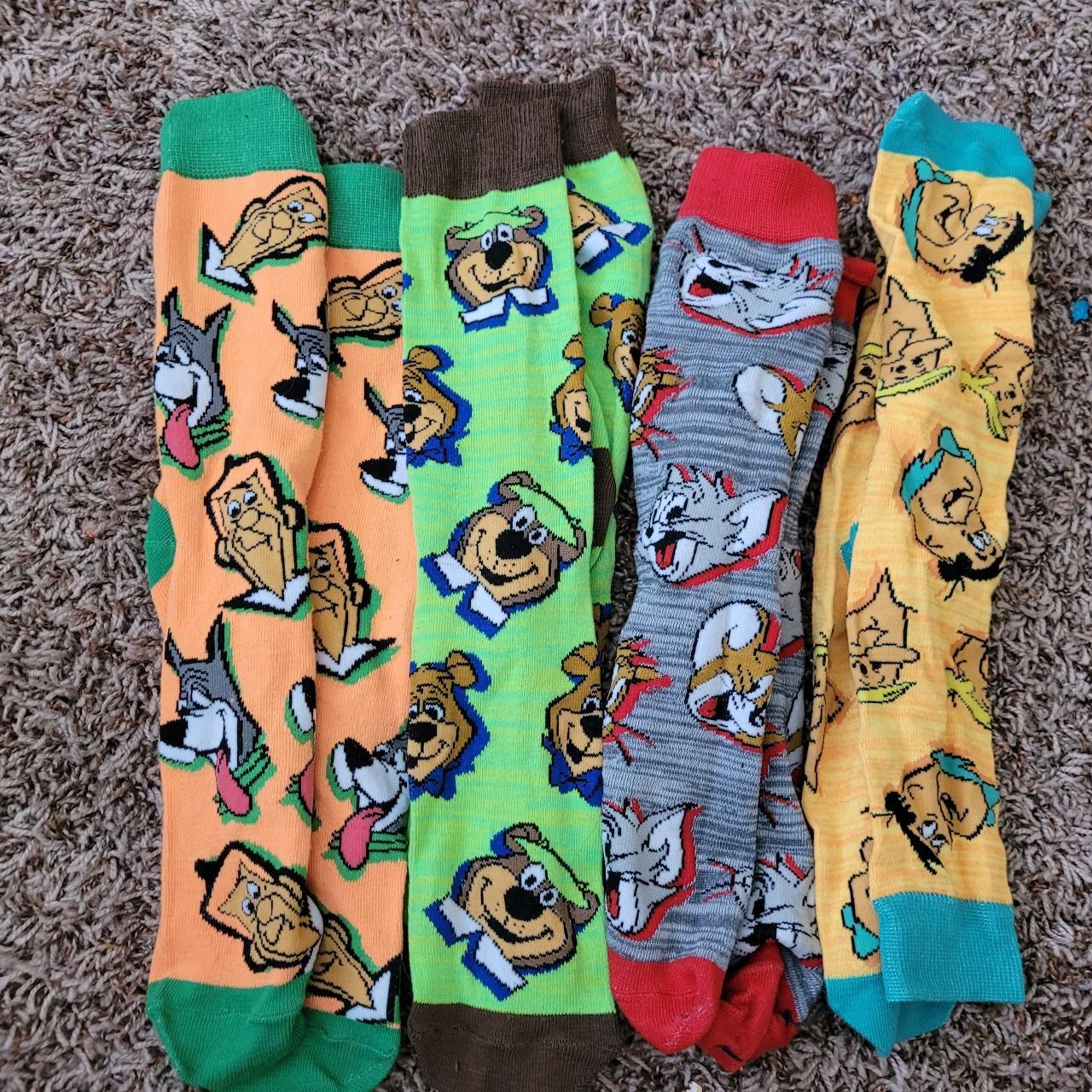 Hanna Barbera Socks 3 pairs of long socks. Never... Depop