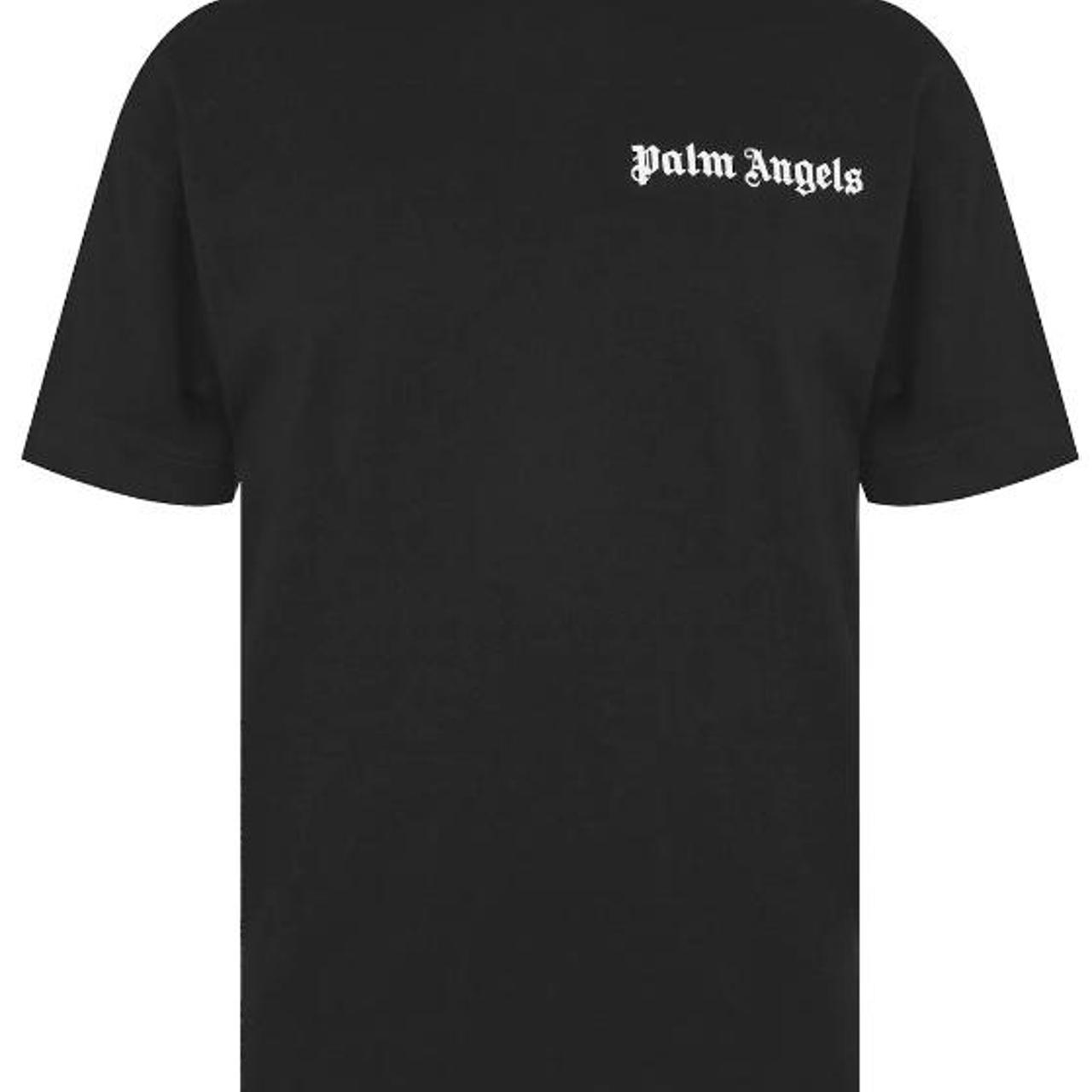 Palm Angels Basic Logo T-Shirt Black XXS. Authentic,... - Depop