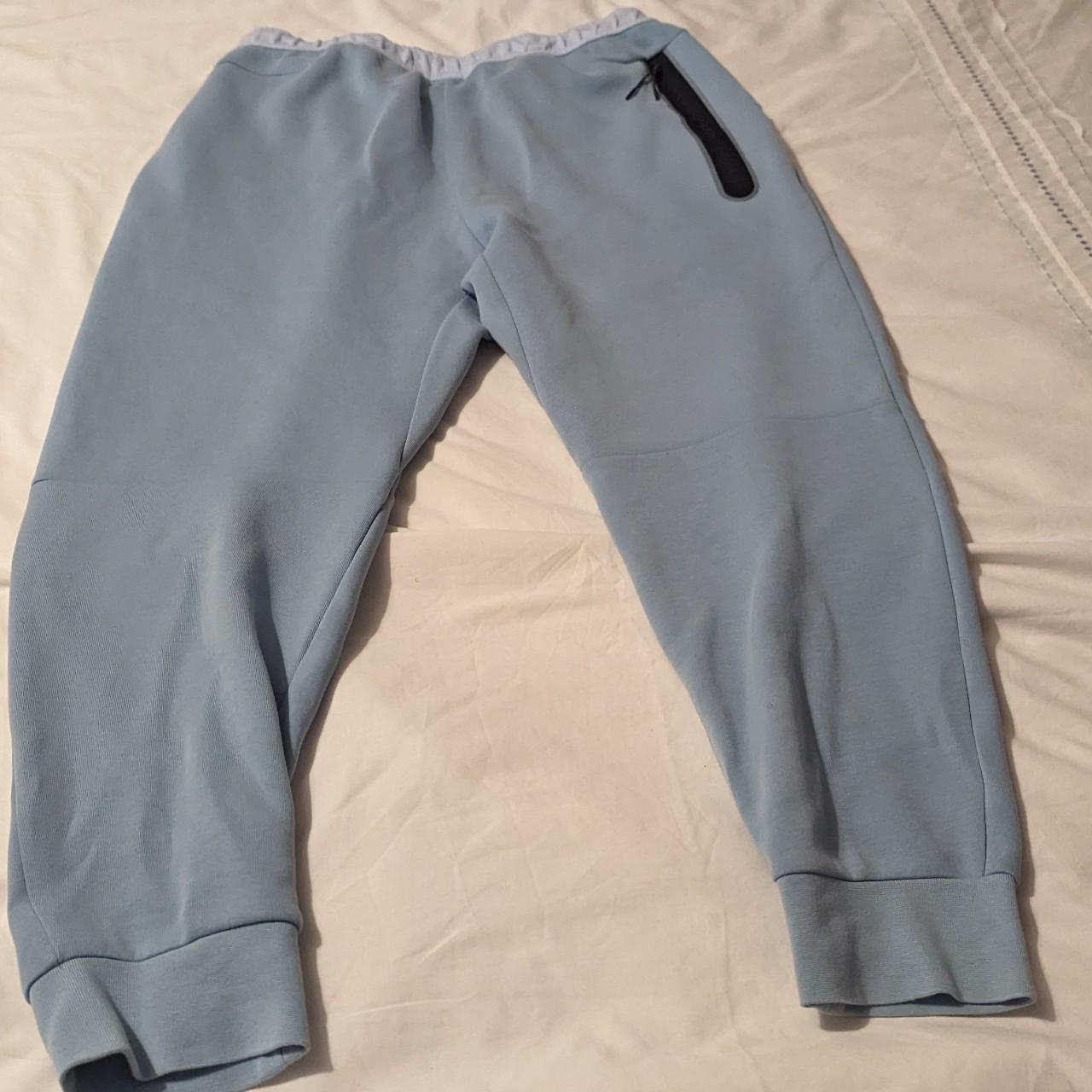 RARE CELESTINE BLUE TECH FLEECE BOTTOMS🔌⚡ SIZE... Depop