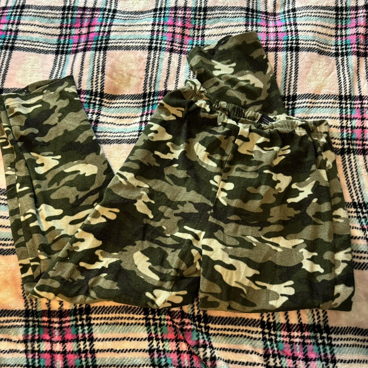 faded glory Y2K camo lounge pants pajamas super Depop