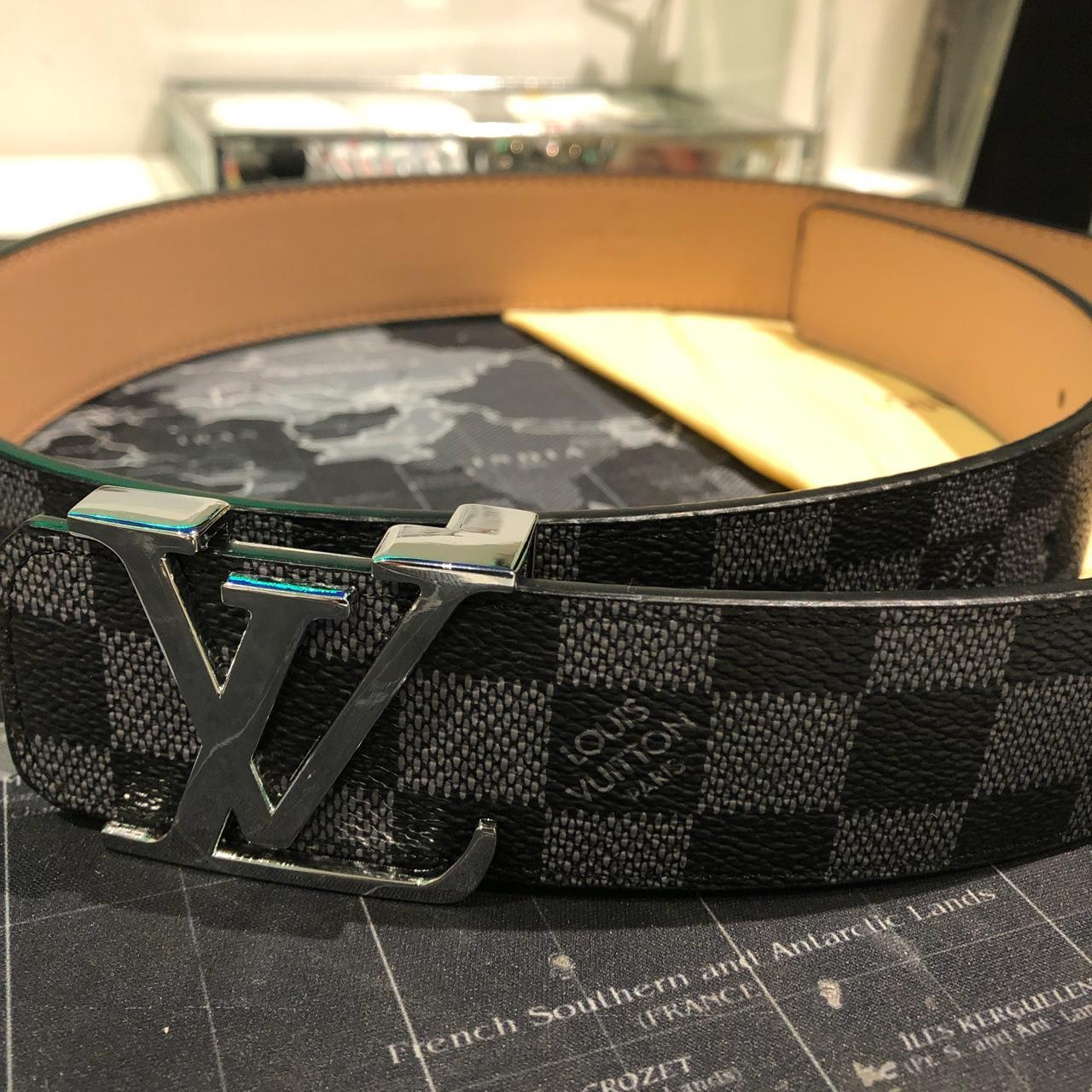 mens black louis vuitton belt