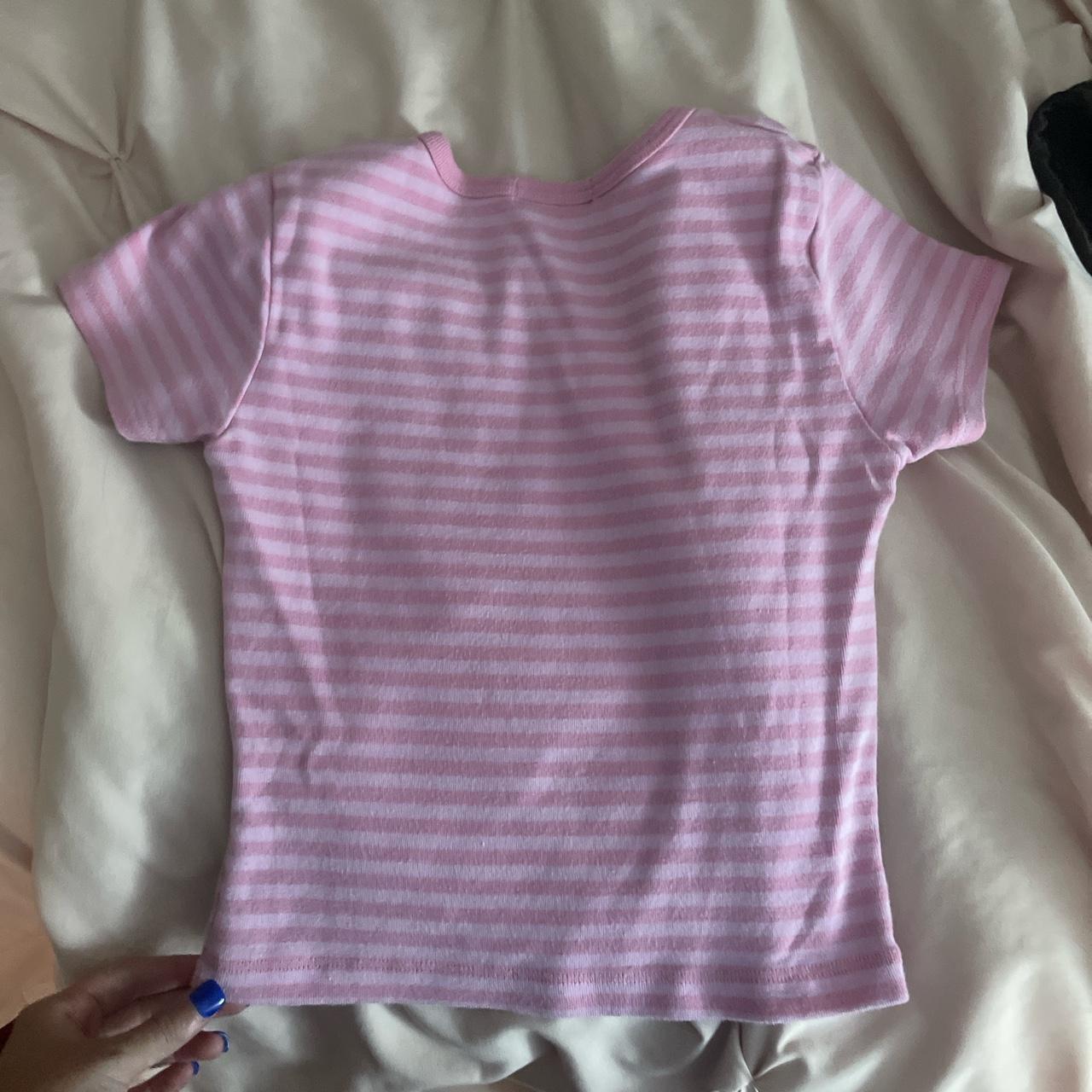 Brandy Melville baby tee lightly worn one size Depop
