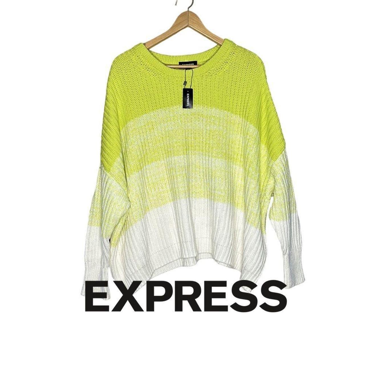 Express shop yellow sweater