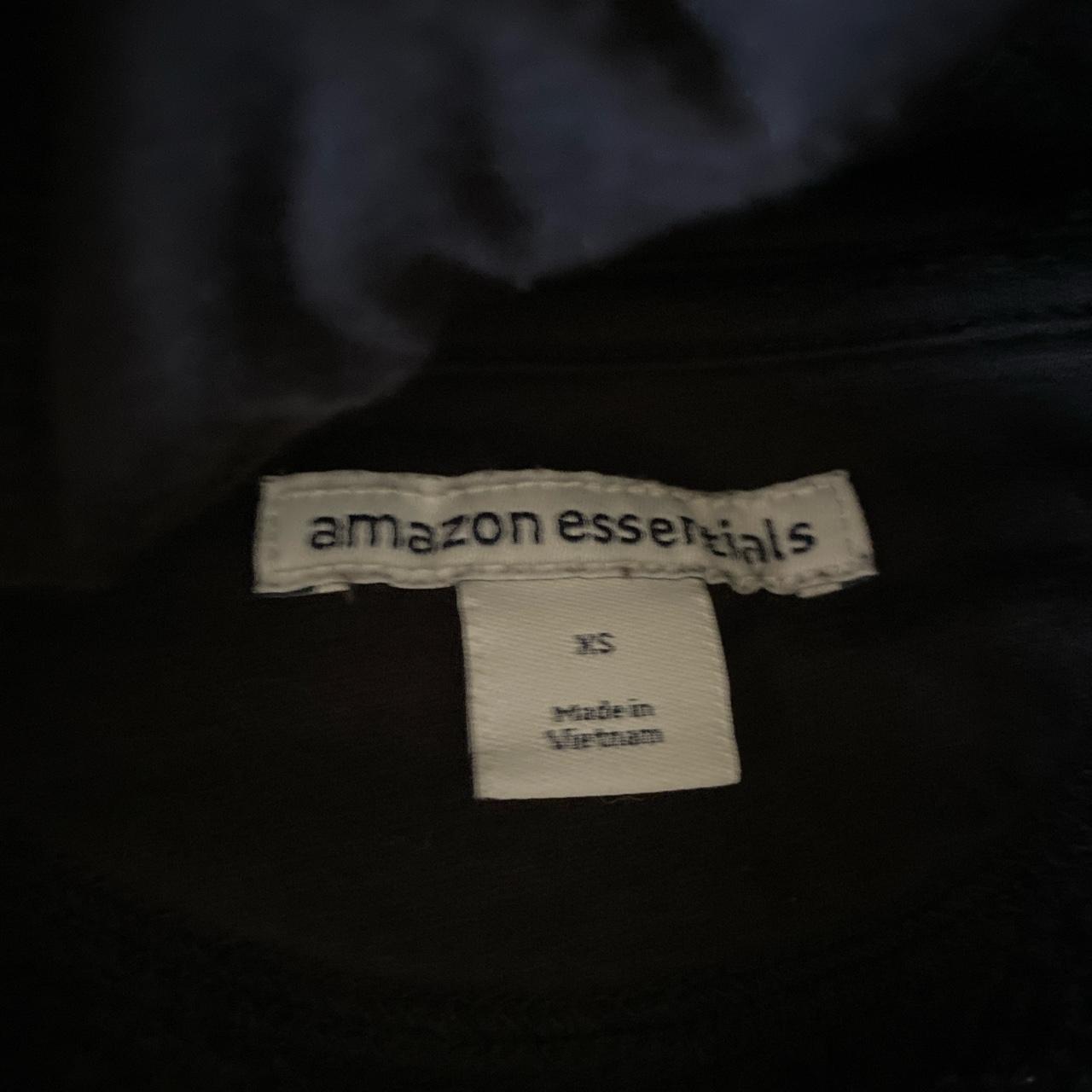 Black amazon zip up hoodie size xs, may fit a little... Depop