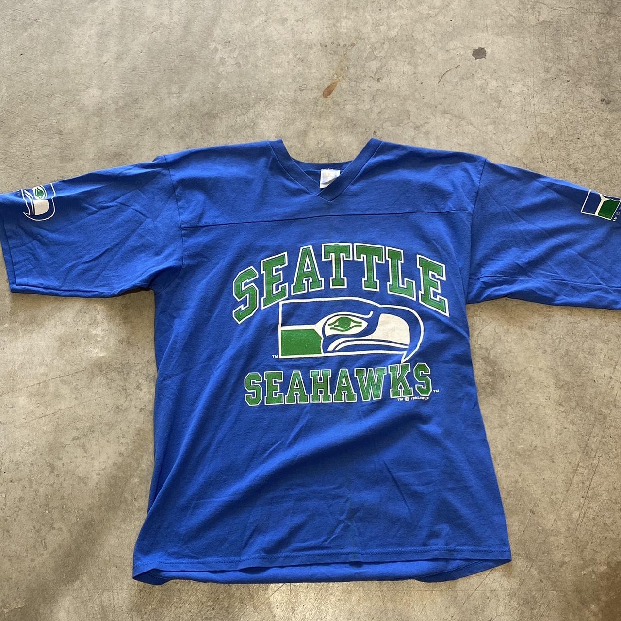 Vintage 90s Seattle Seahawks NFL Football Jersey Shirt