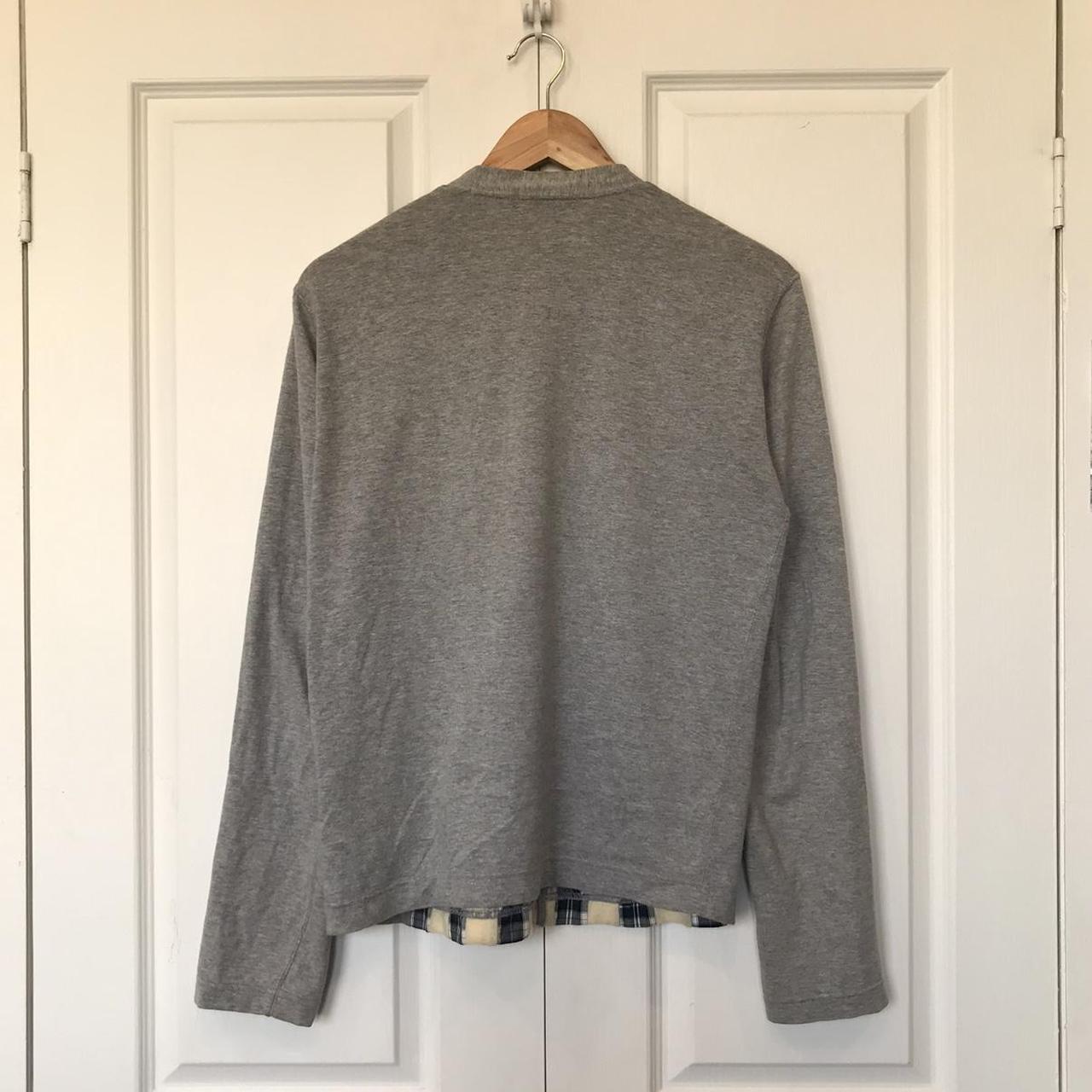 Comme des Garçons Homme AD2010 Grey patchwork plaid... - Depop