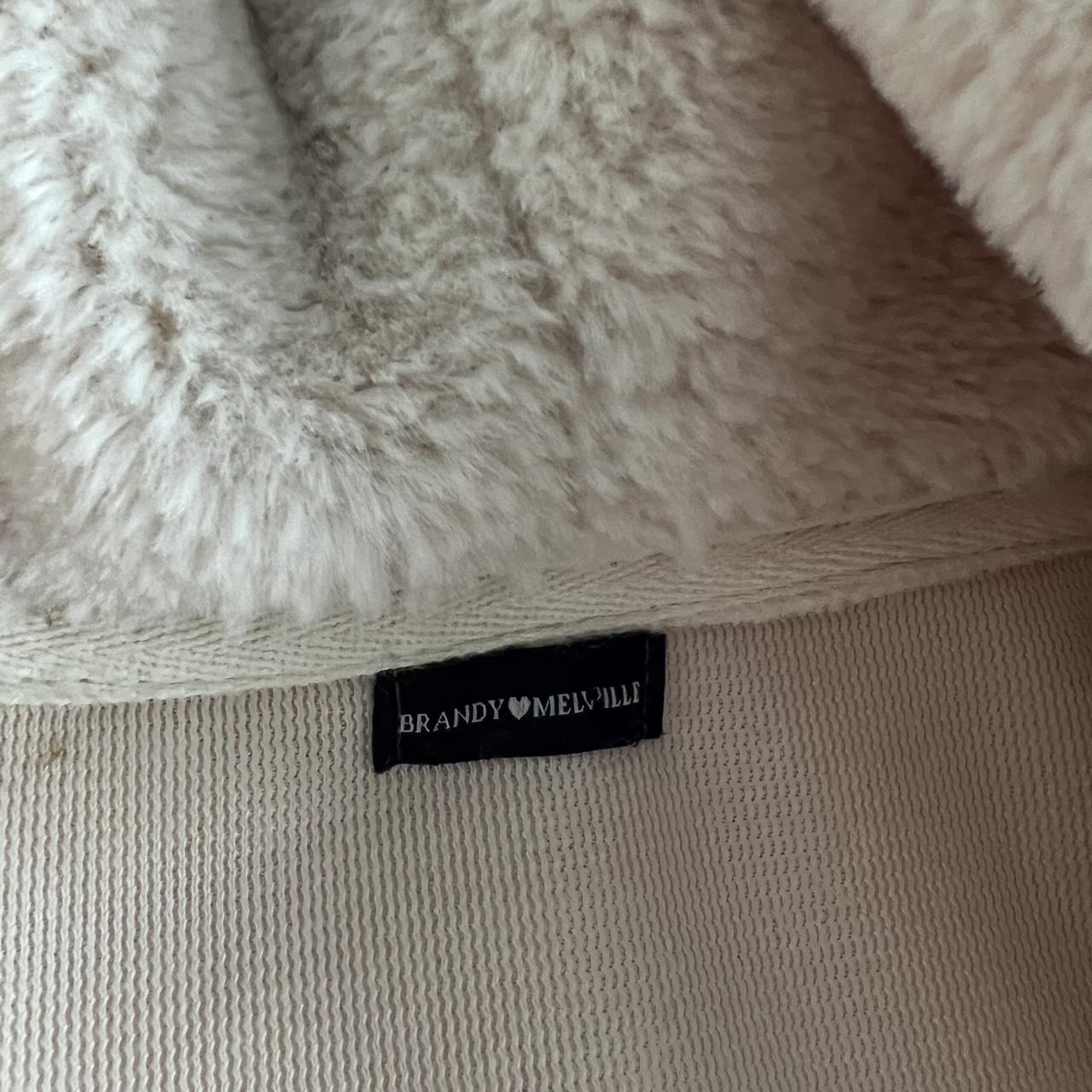 Brandy Melville teddy bear jacket only worn a few... Depop