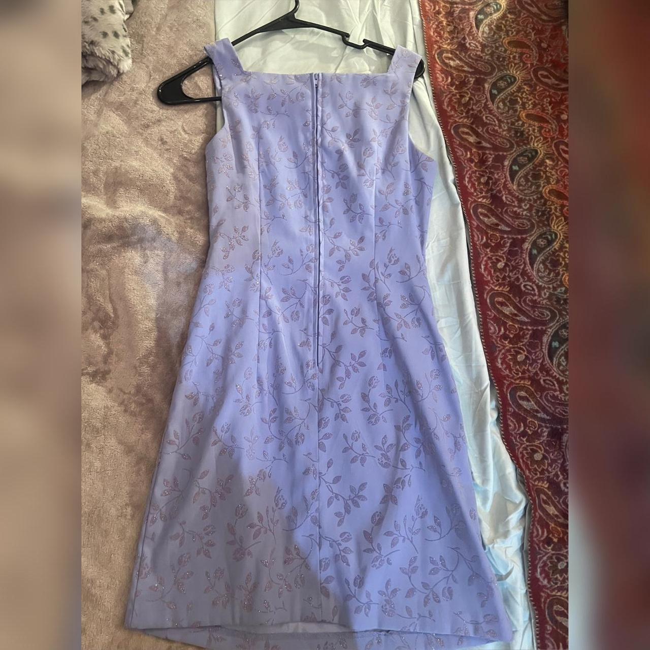 Vintage 90s Jodie Christopher lavender dress - Depop