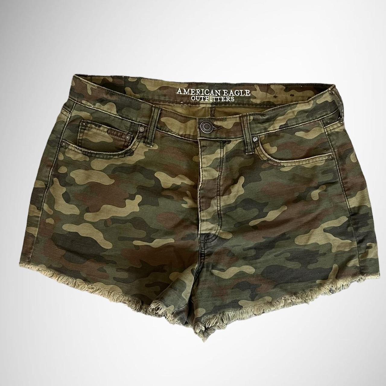 american eagle camo shorts