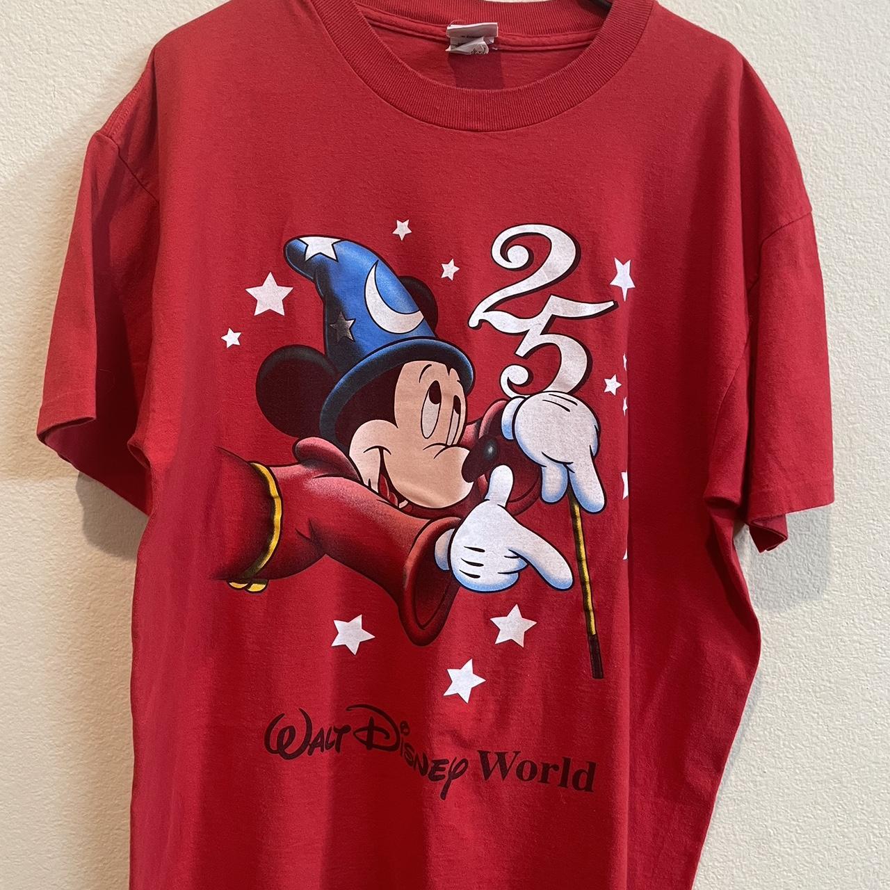 Disney Men's T-Shirt - Red - XL