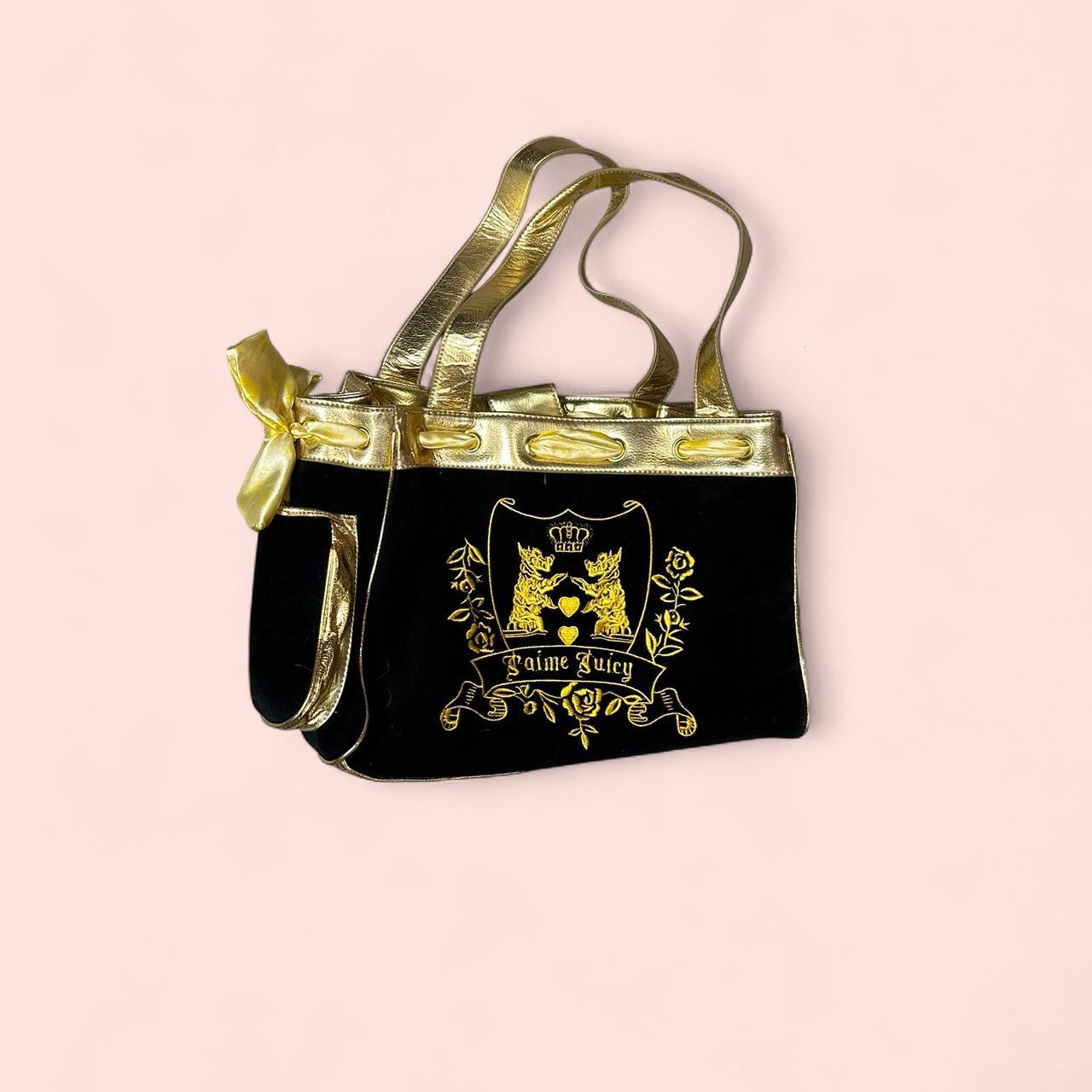 Juicy Couture バッグ 黒 New Ladies Women's Juicy Couture Paparazzi Tote Black Juicy
