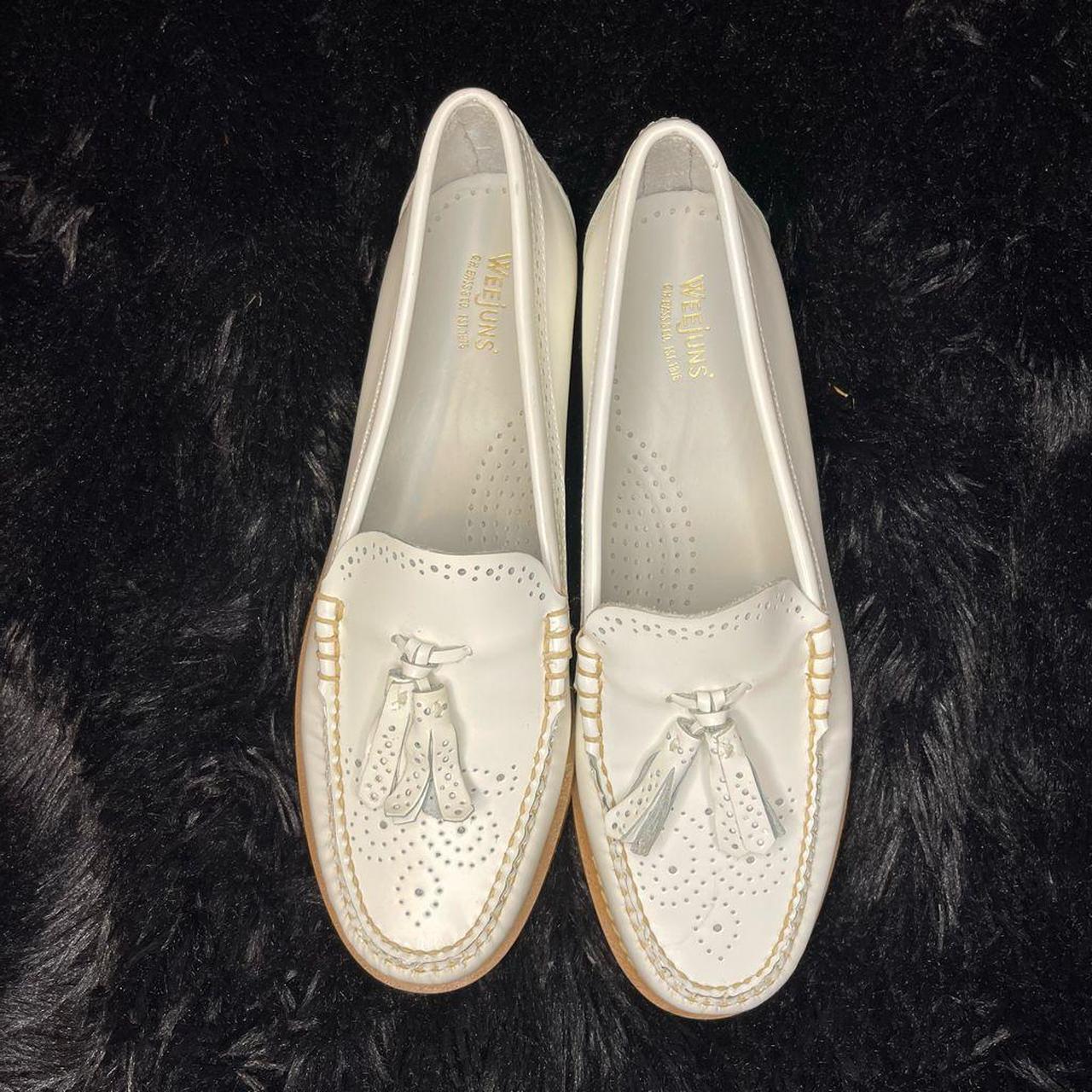 G.H. Bass Weejuns Estelle Loafers with Brogue... - Depop