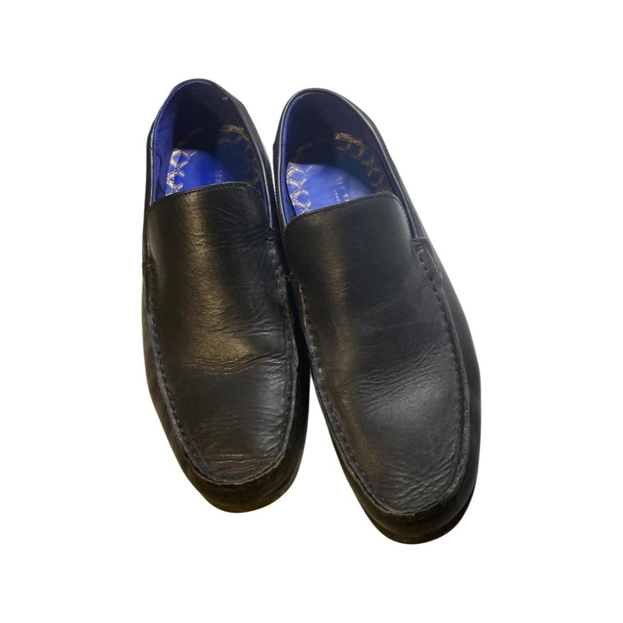 Ted Baker mens loafers black originally... Depop