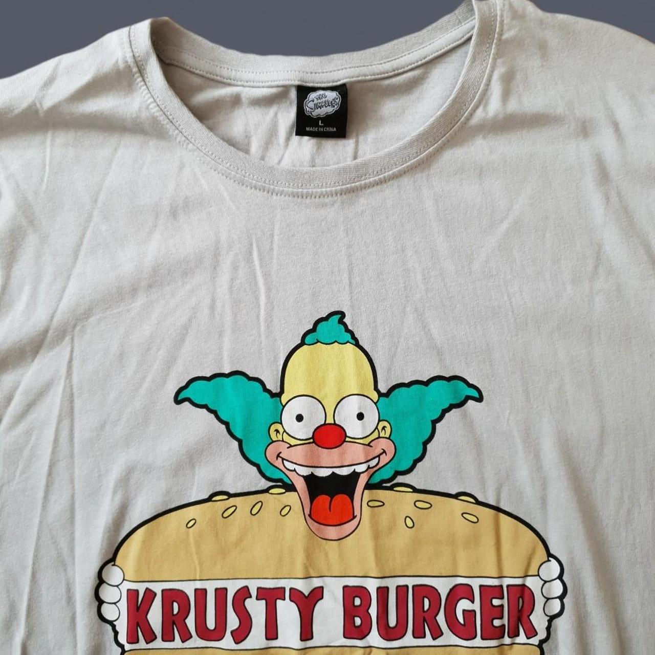 Kmart - krusty burger tee Size: L 100% cotton - Depop