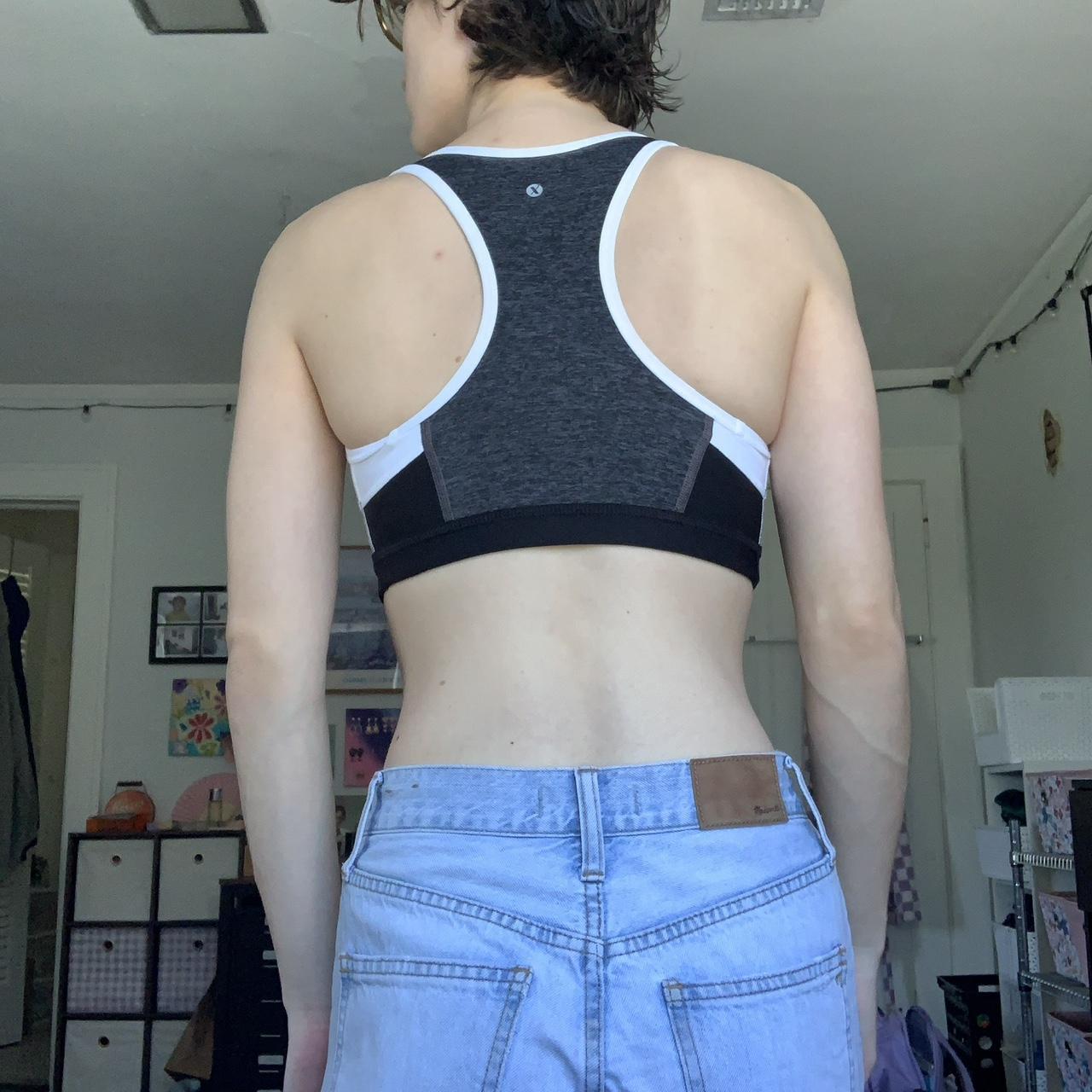 TWO SPORTS BRA BUNDLE Super cute black white and - Depop