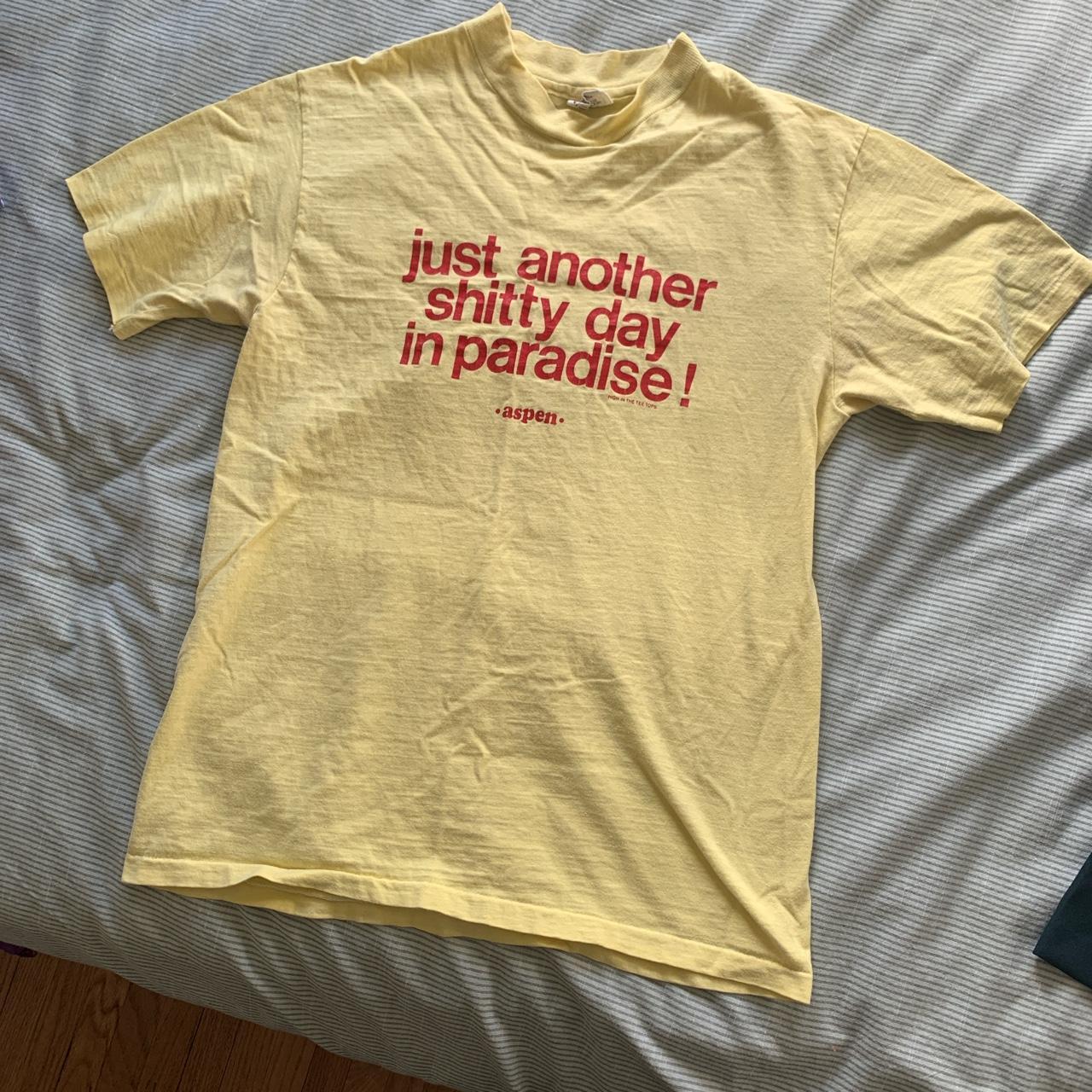 Hanes Vintage Slogan T. Brand Hanes... Depop