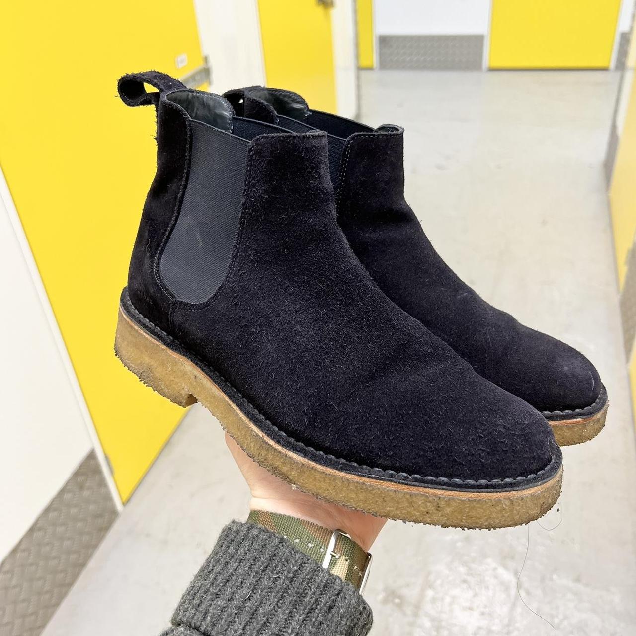 clarks navy ankle boots