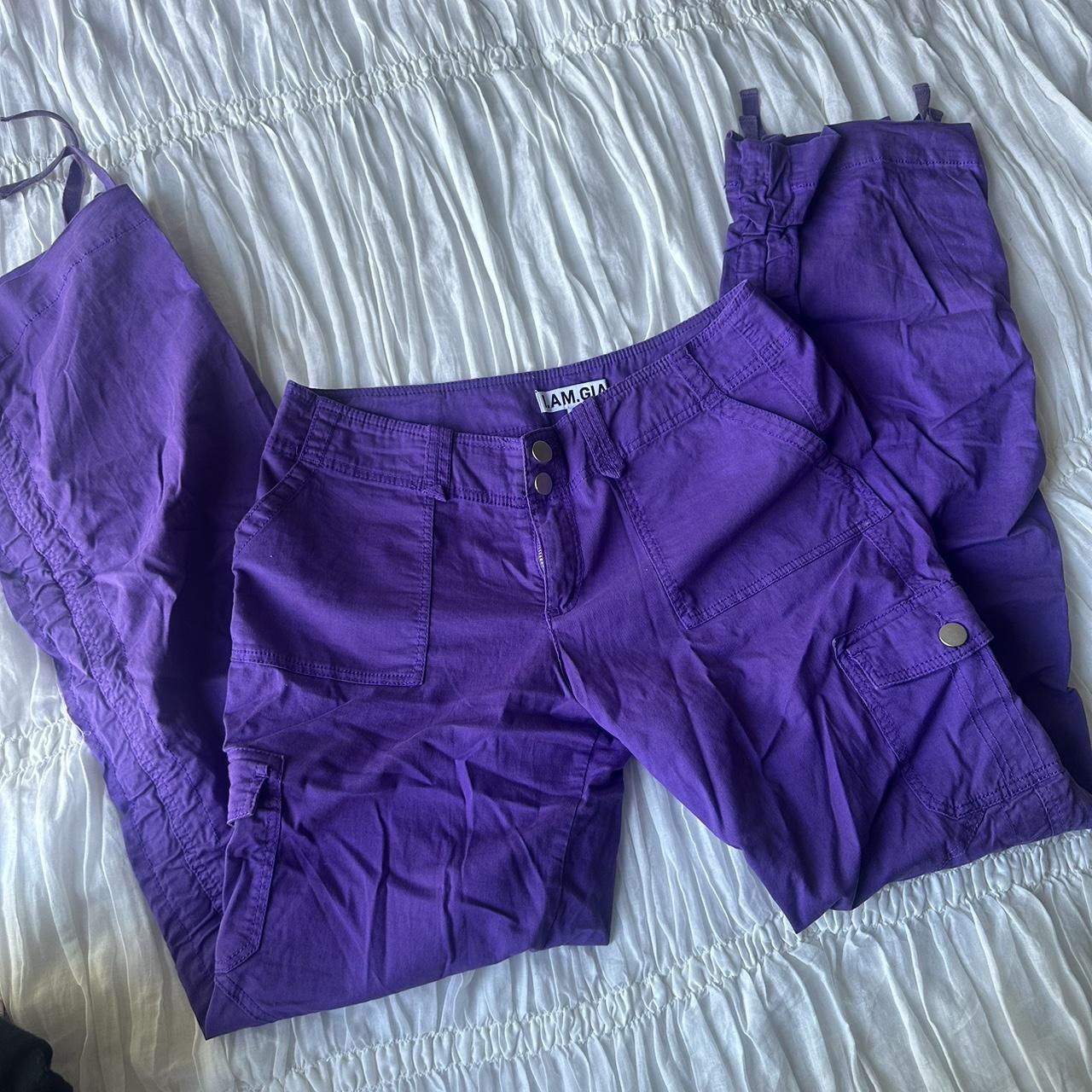 I.AM.GIA Purple Cargo Pants