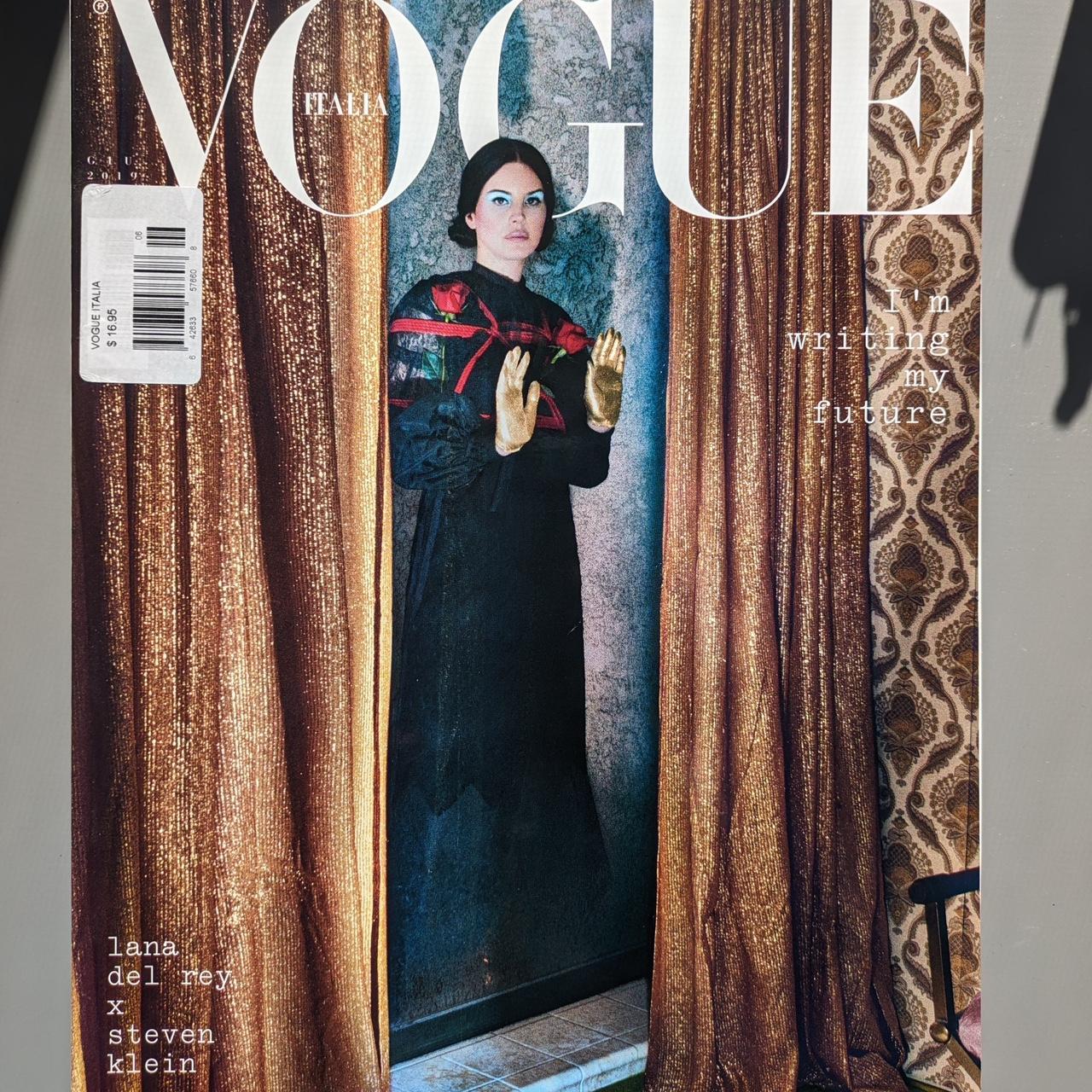 Vogue Italia June 2019 magazine featuring Lana del...