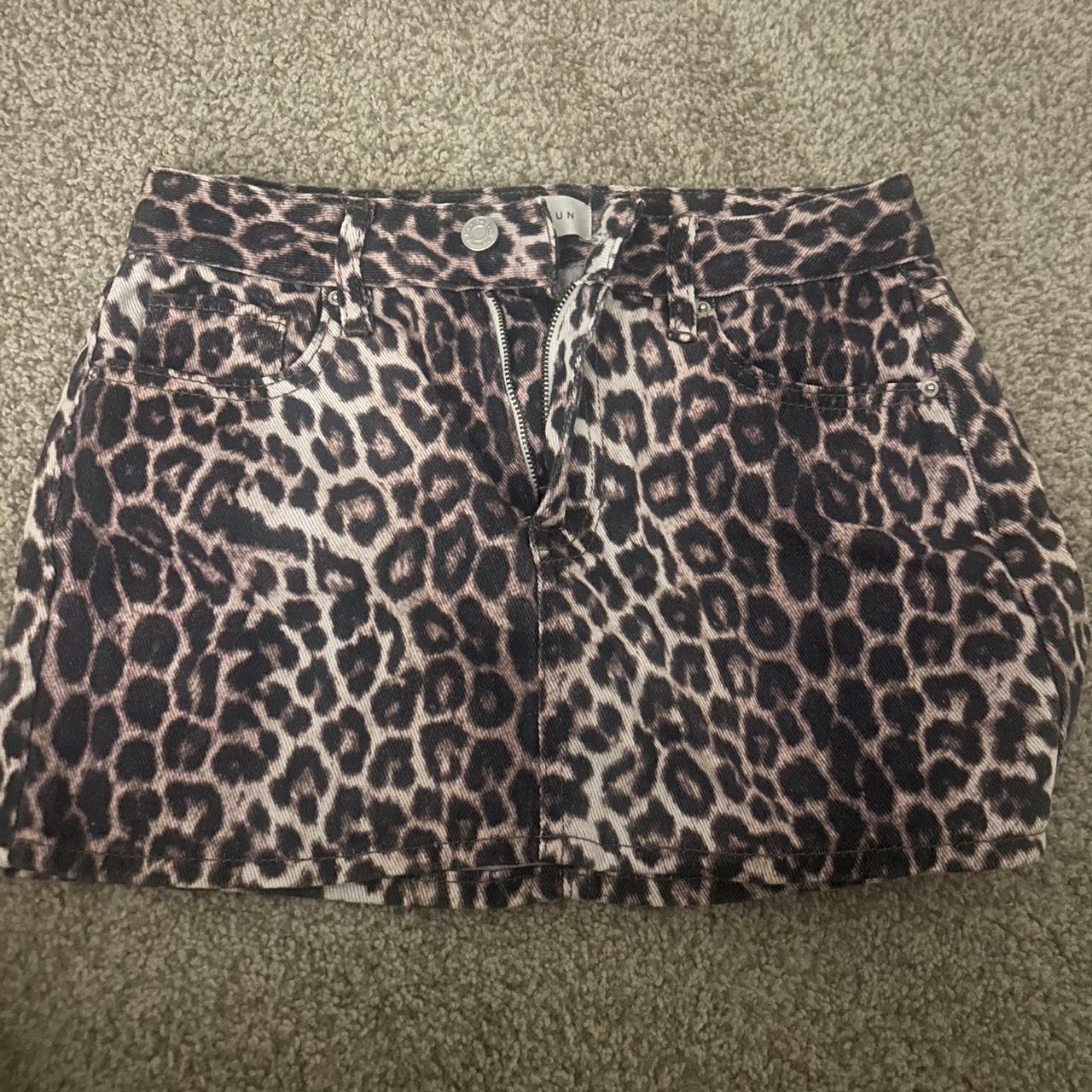 PacSun Women's Skirt Multi/Brown 24 – PacSun leopard print