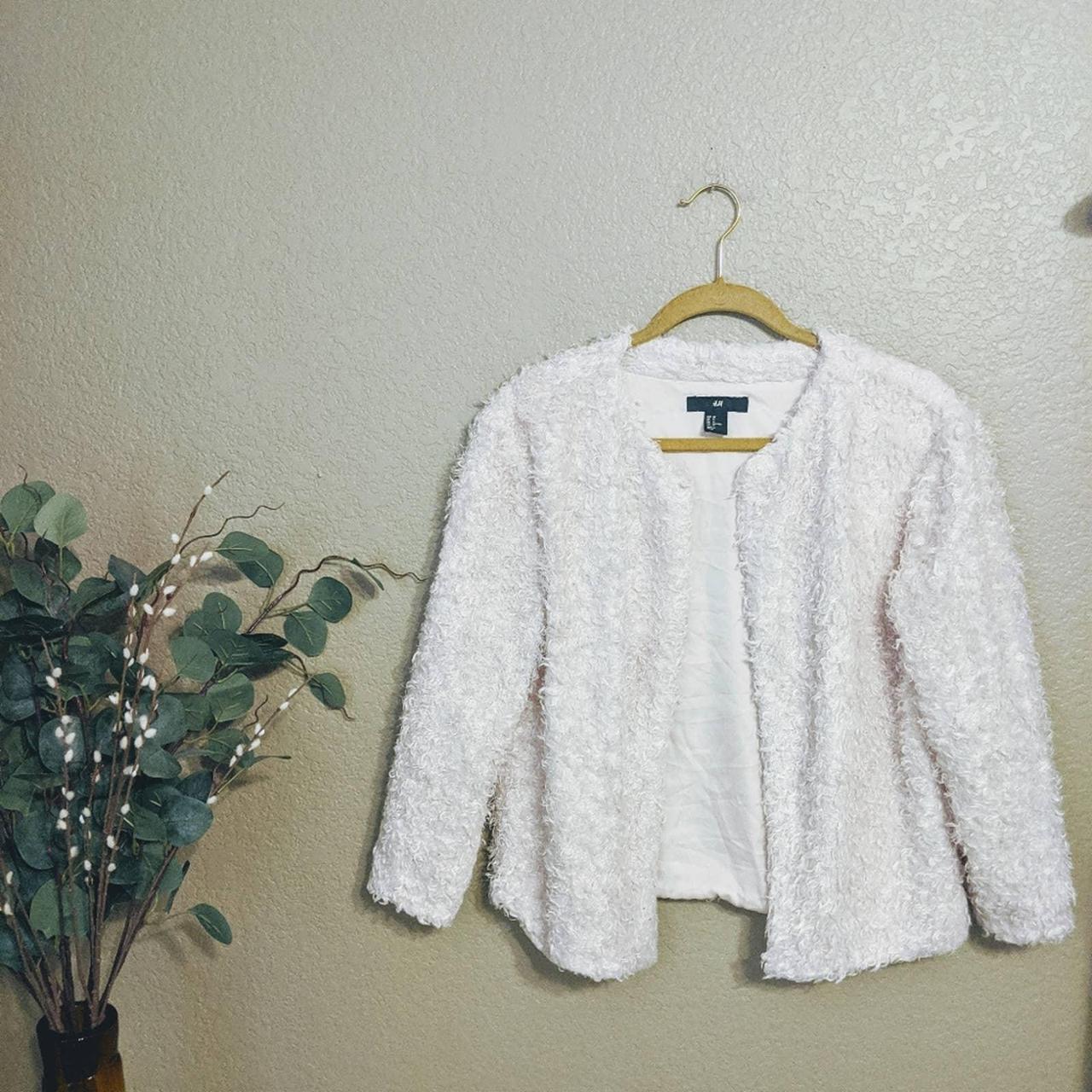 H&M Women's Pink Cardigan Depop