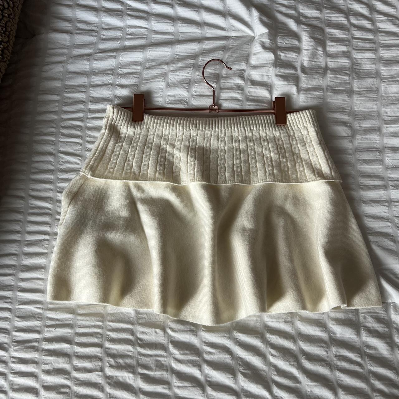Edikted Women's Skirt - Cream/White - S – Edikted… - image 1