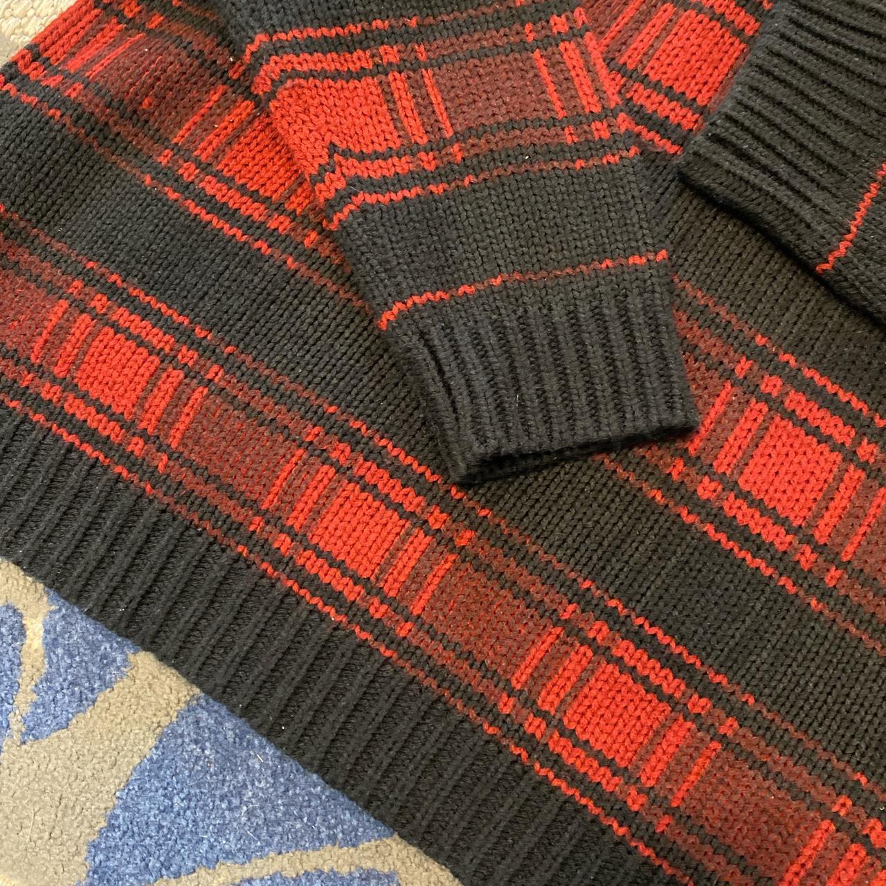 Native Youth Men's Red and Black Jumper (3)