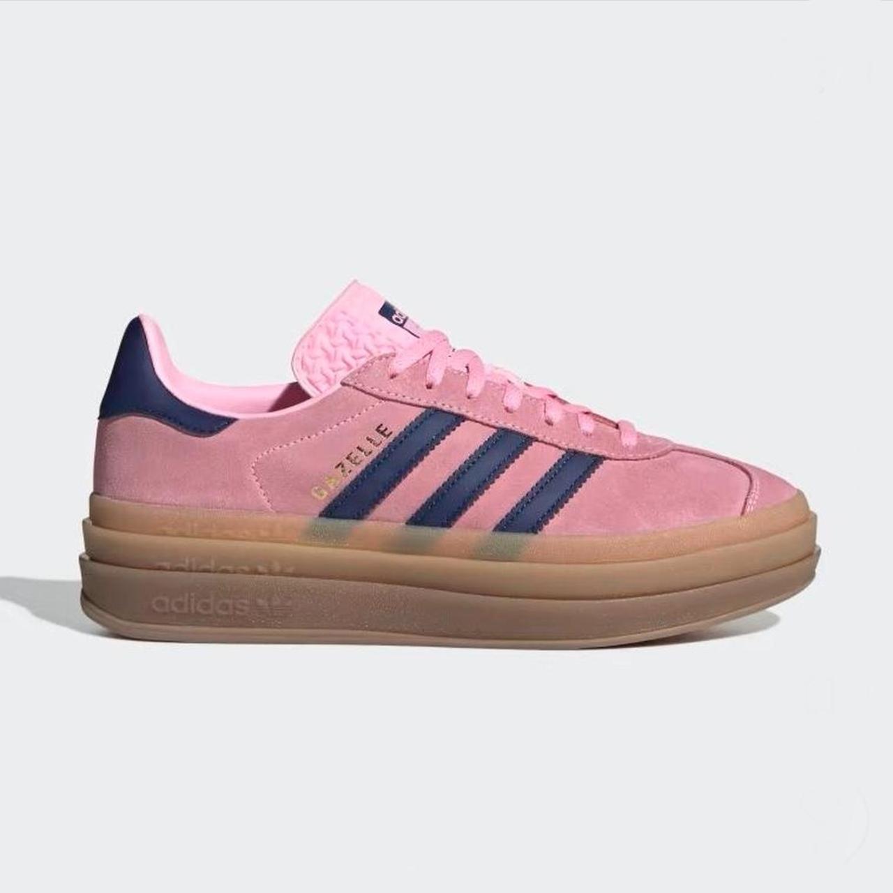 size 8.5 wms Adidas!! Never worn!! #pink #blue... - Depop