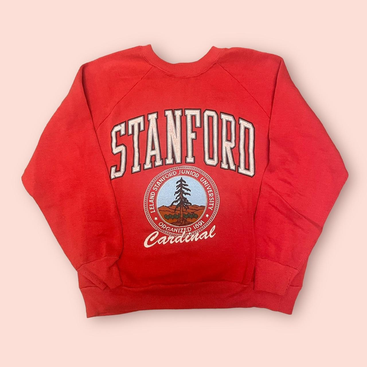 Vintage 90s Stanford University Crewneck Women's... - Depop