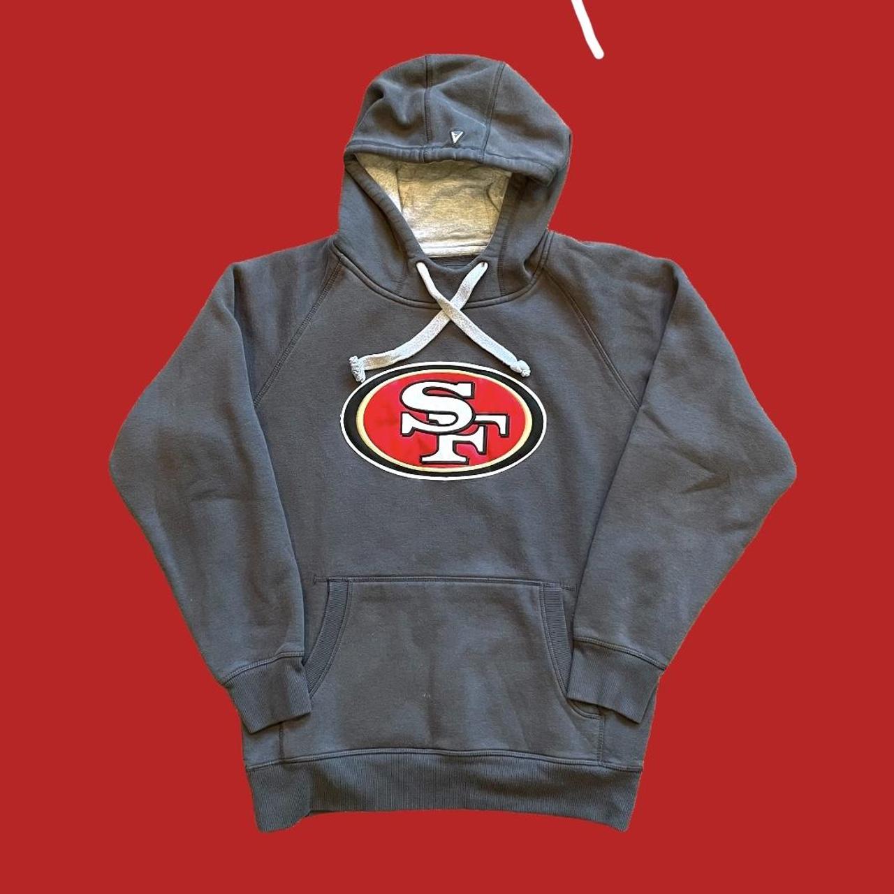 Vintage Y2K San Francisco 49ers Logo NFL Hoodie Size - Depop