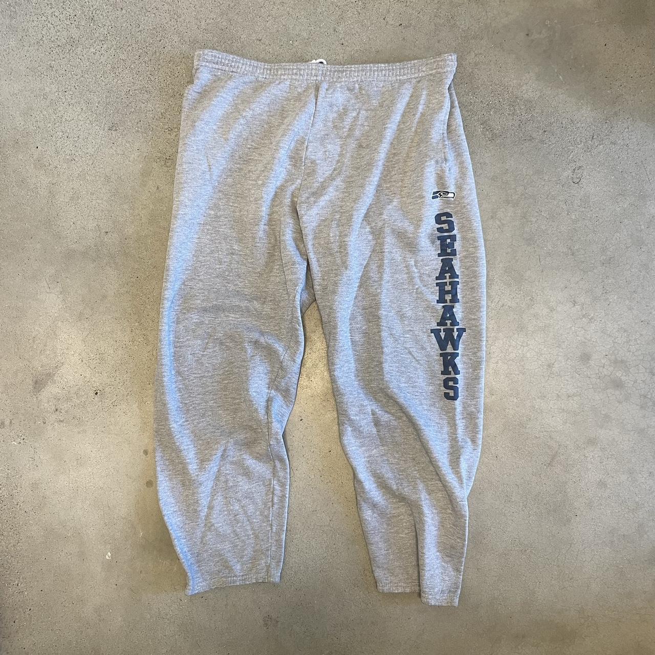 Vintage 90s Seattle Seahawks Grey Pants Size M/L No - Depop