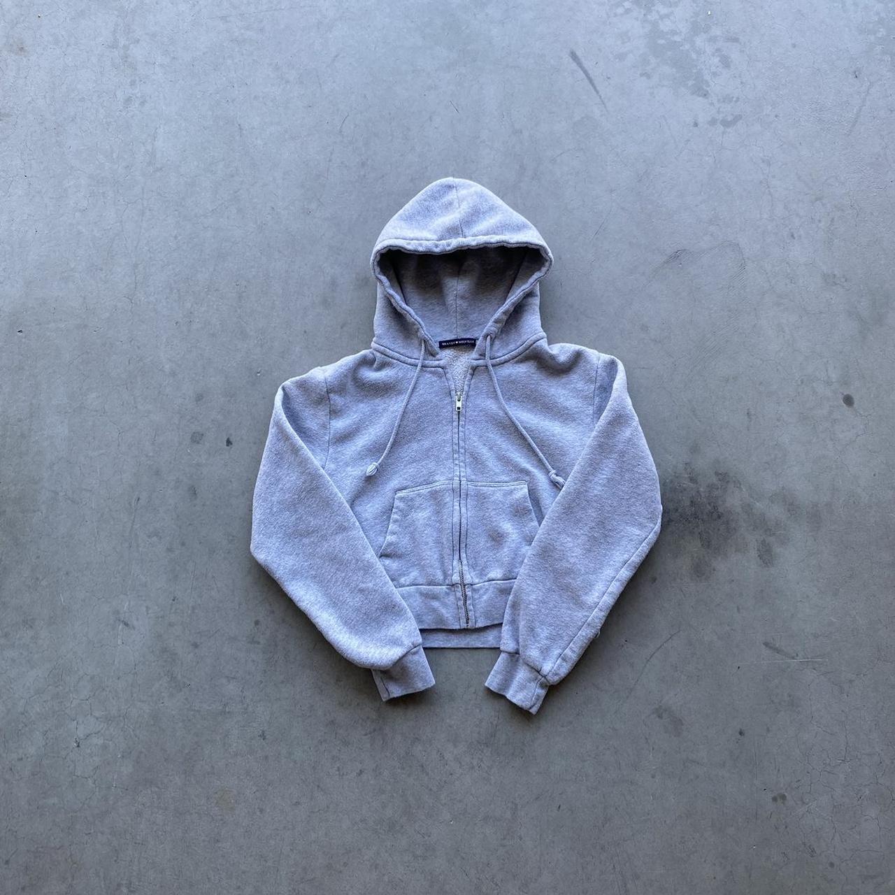 Brandy Melville Women's Grey Sweatshirt Depop