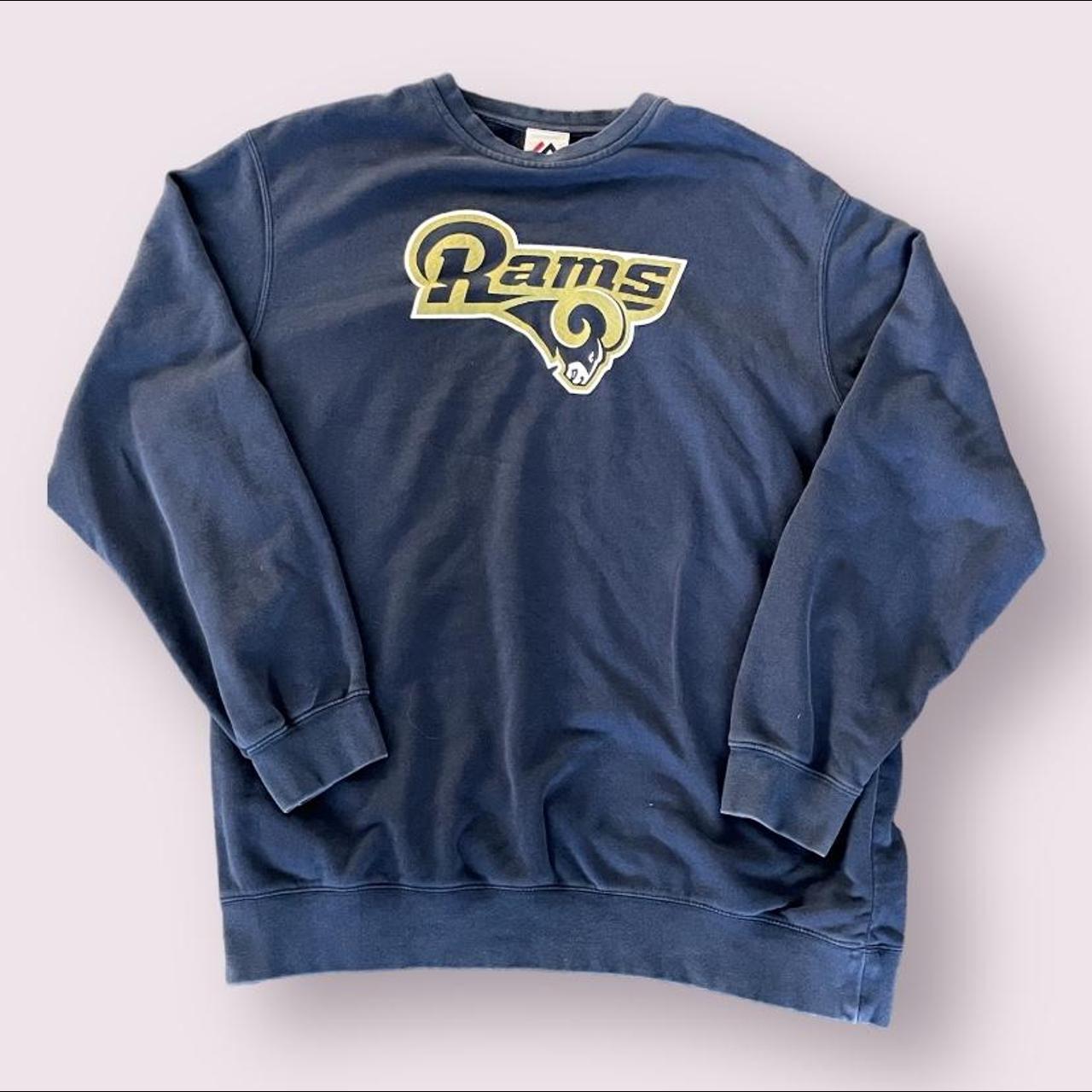 Vintage NFL St. Louis Rams 1990s crewneck sweatshirt - Depop