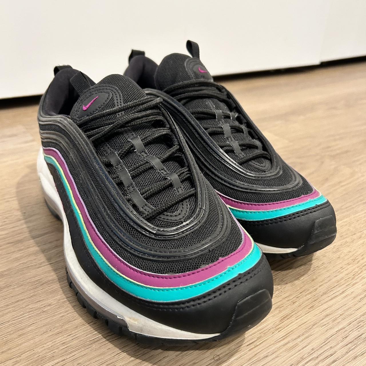 Nike air max 97 black best sale bright grape