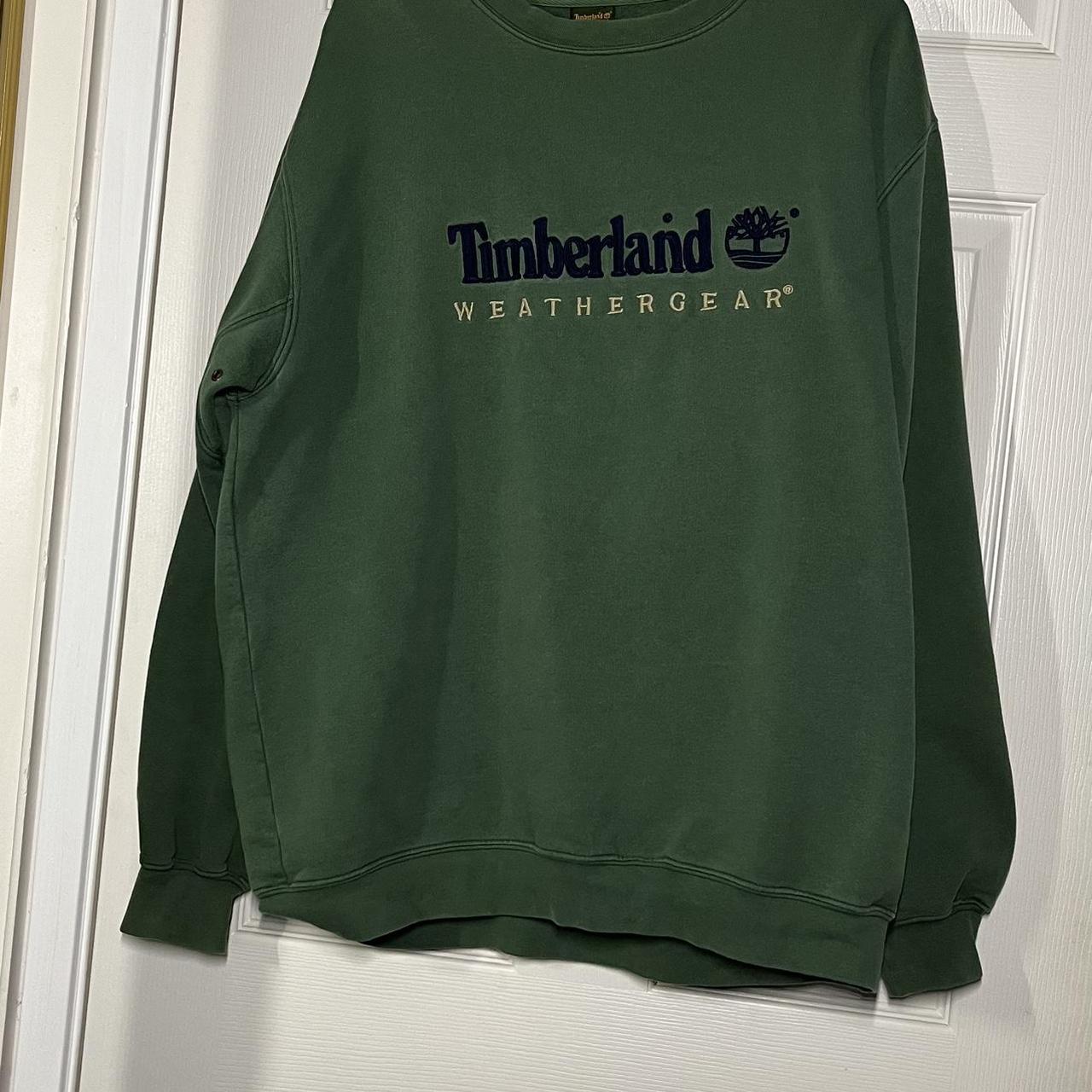 green timberland jumper