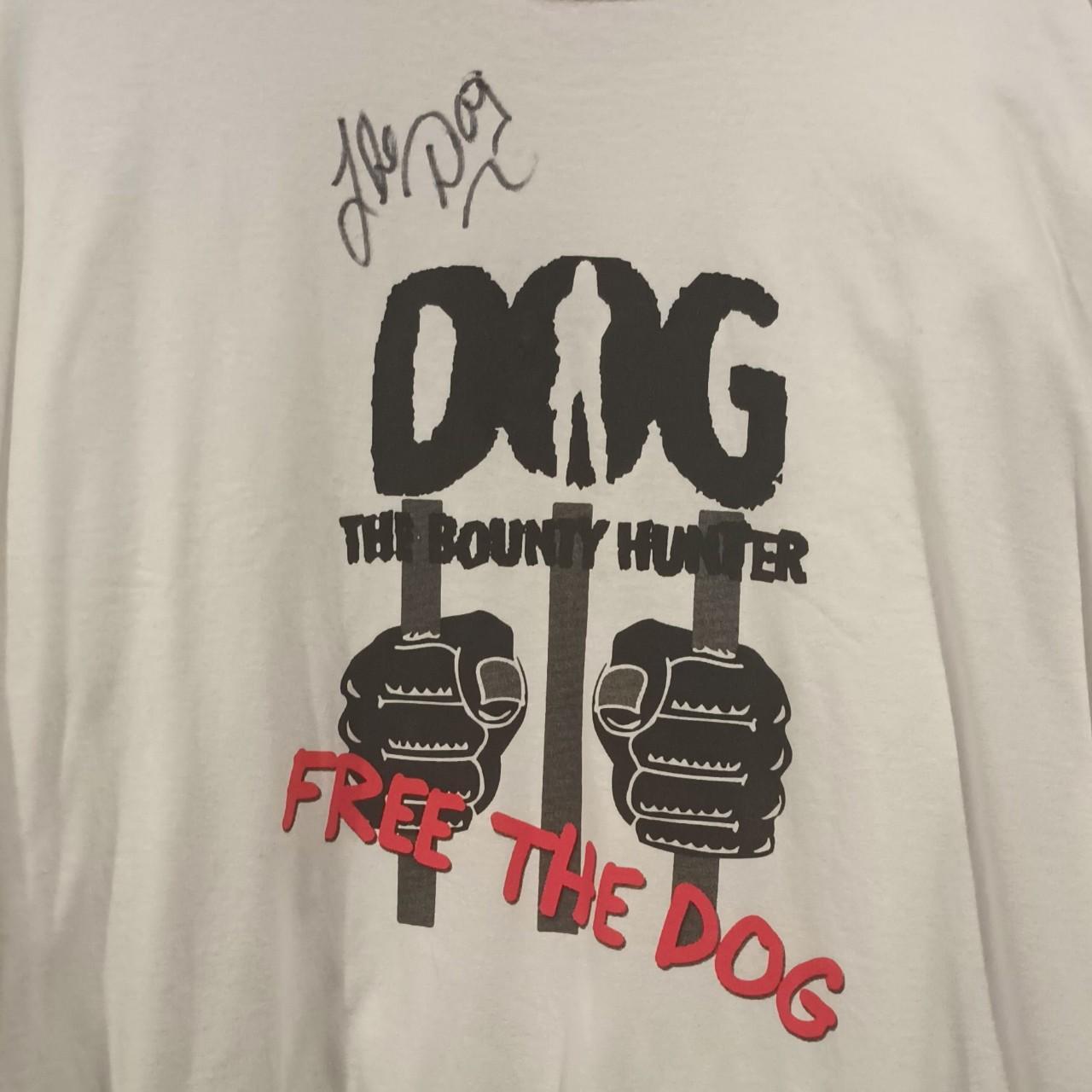 Dog the Bounty Hunter SIGNED TSHIRT OFFICIAL DOG... Depop