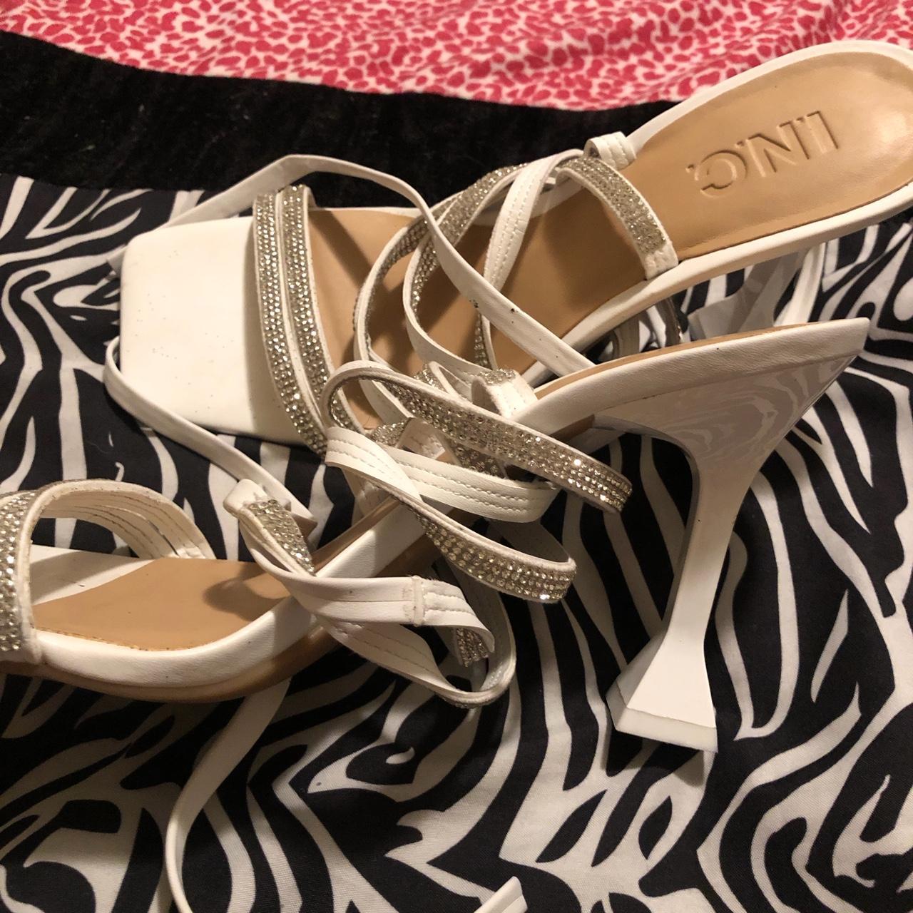 INC International Concepts Women's White Footwear Depop