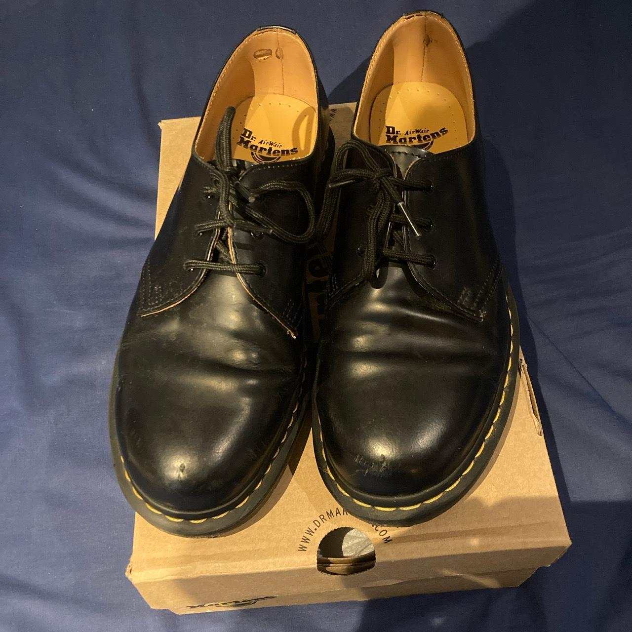 Black Dr. Martens Oxford shoes Good condition, minor... - Depop