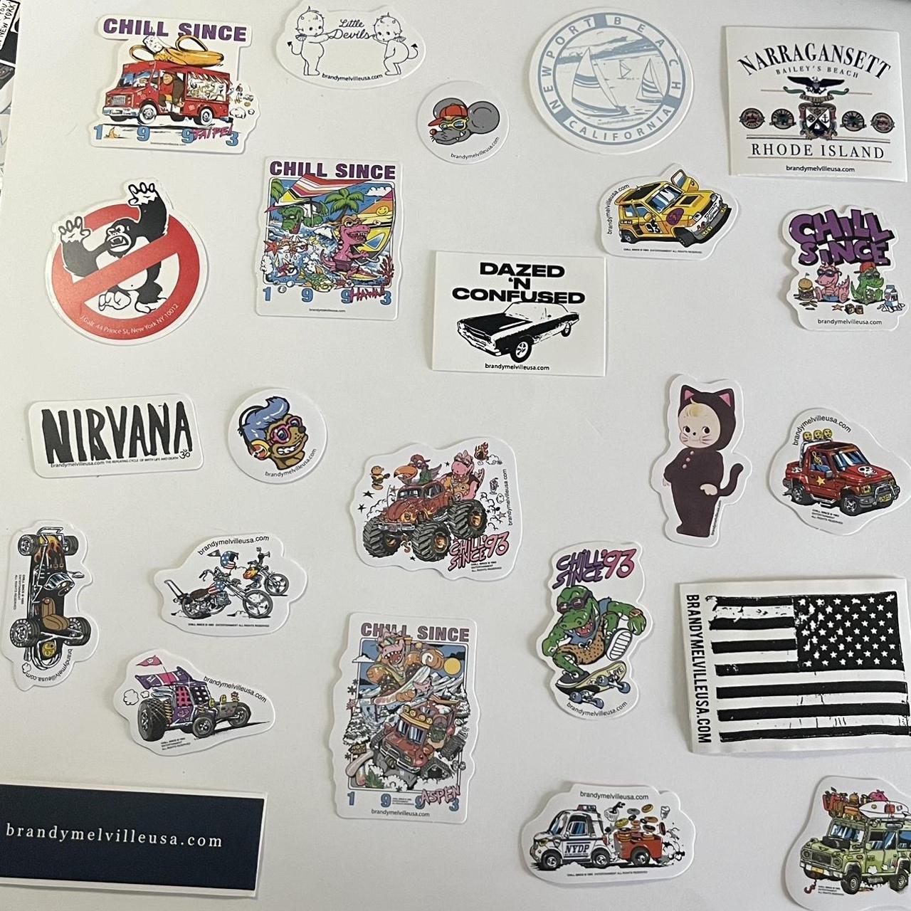 Brandy Melville Stickers Depop   P0 