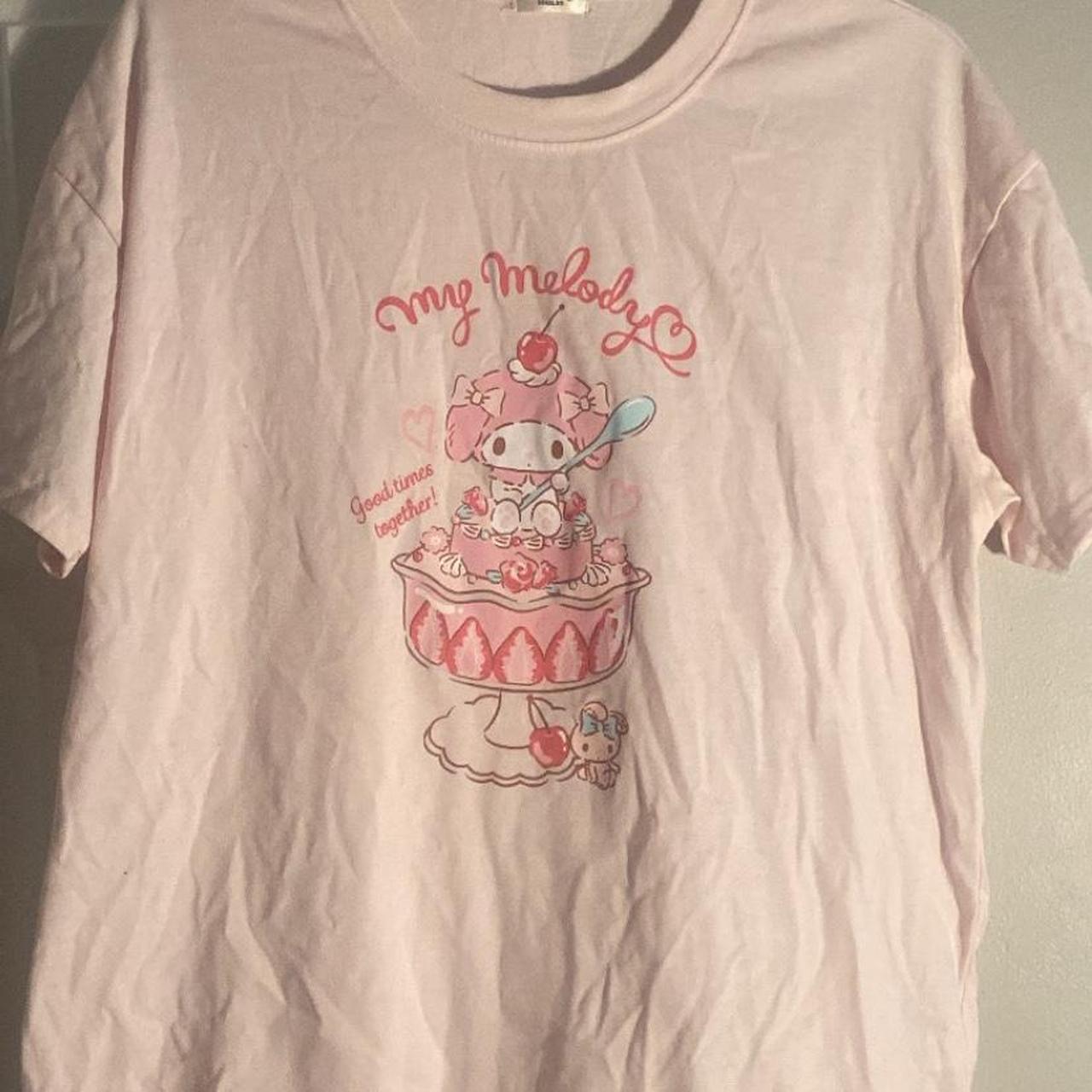 Sanrio Smiles Pink My Melody T-Shirt Straight From... - Depop
