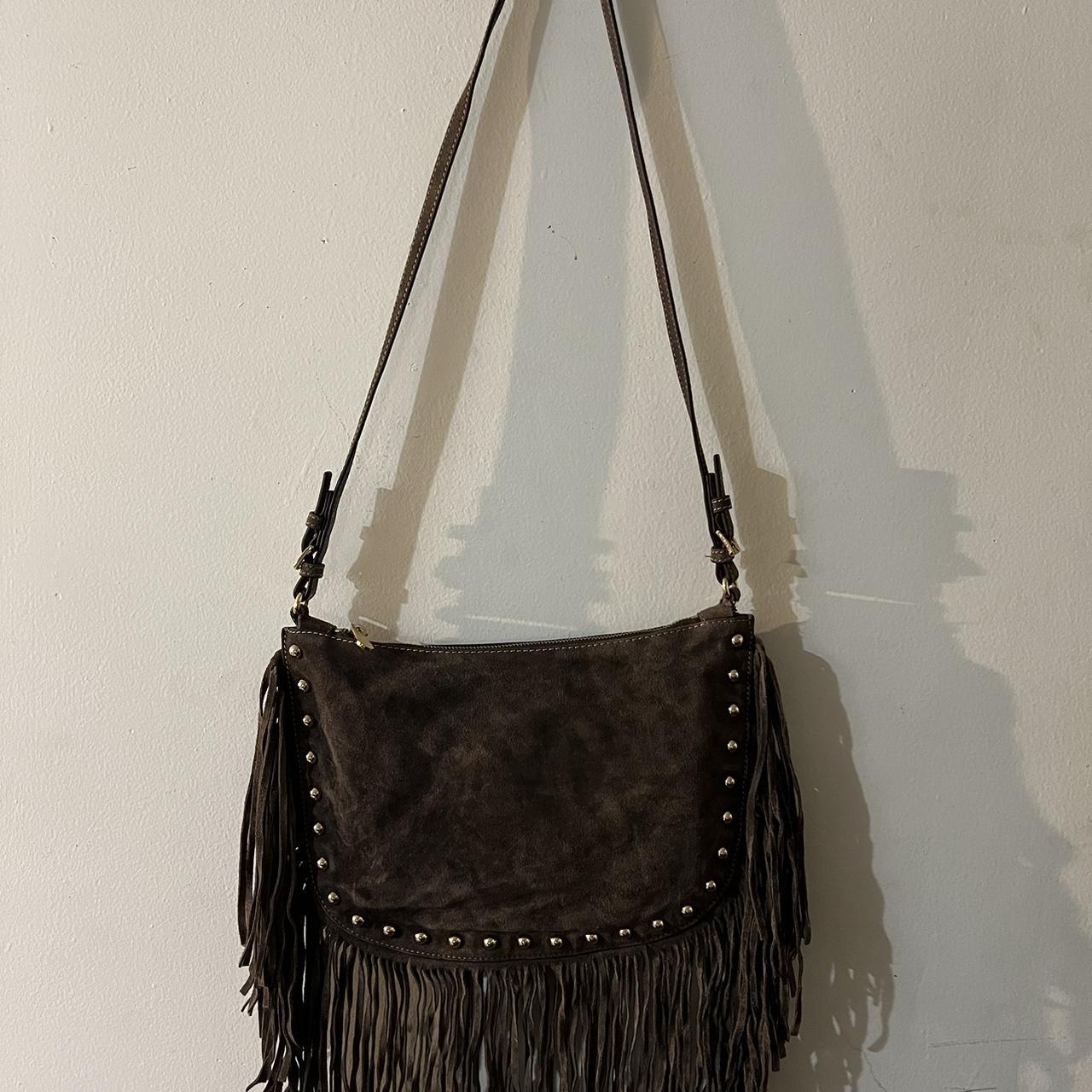 Rare Michael Kors Fringe Women s Bags Saddle Bag Depop