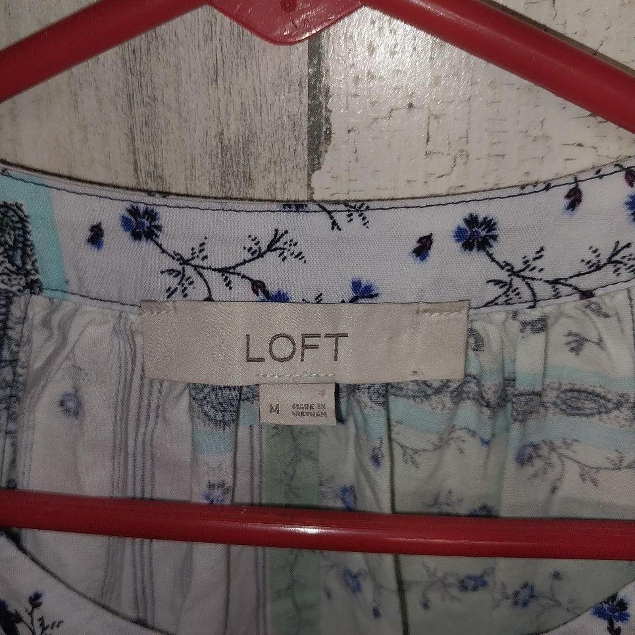 LOFT Women's Blouse - Multi - M – LOFT Patchwork … - image 2