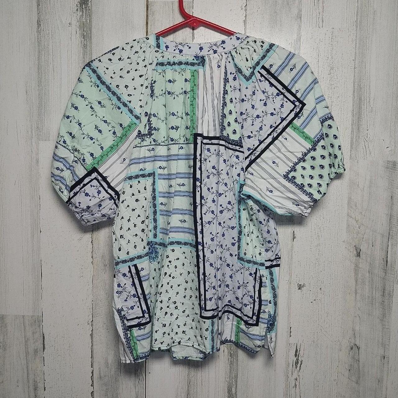 LOFT Women's Blouse - Multi - M – LOFT Patchwork … - image 3