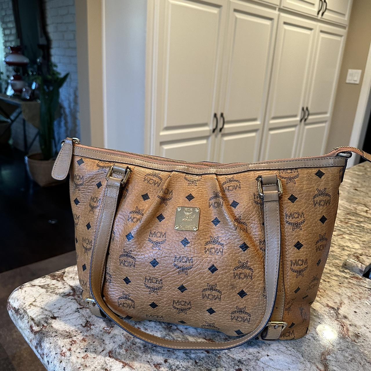 Tan hotsell mcm bag