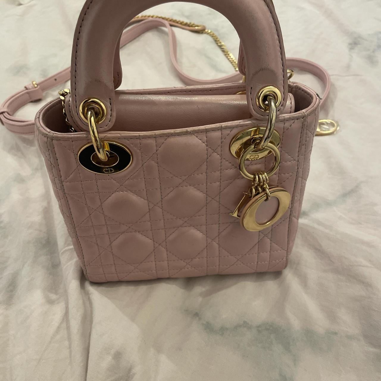 Used Christian Dior second hand copy colour pink ,... Depop
